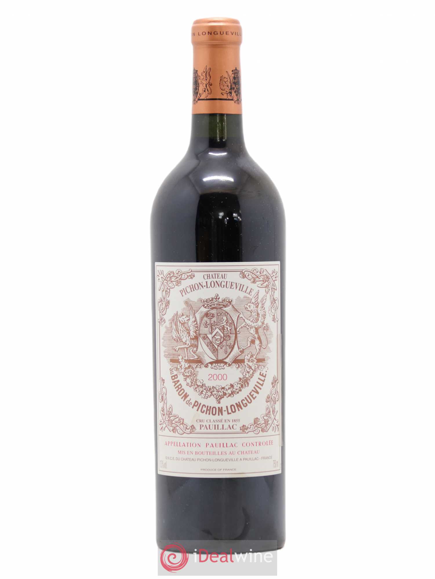 Pichon Longueville Baron 2ème Grand Cru Classé 2000 - Lot de 1 bouteille - 0