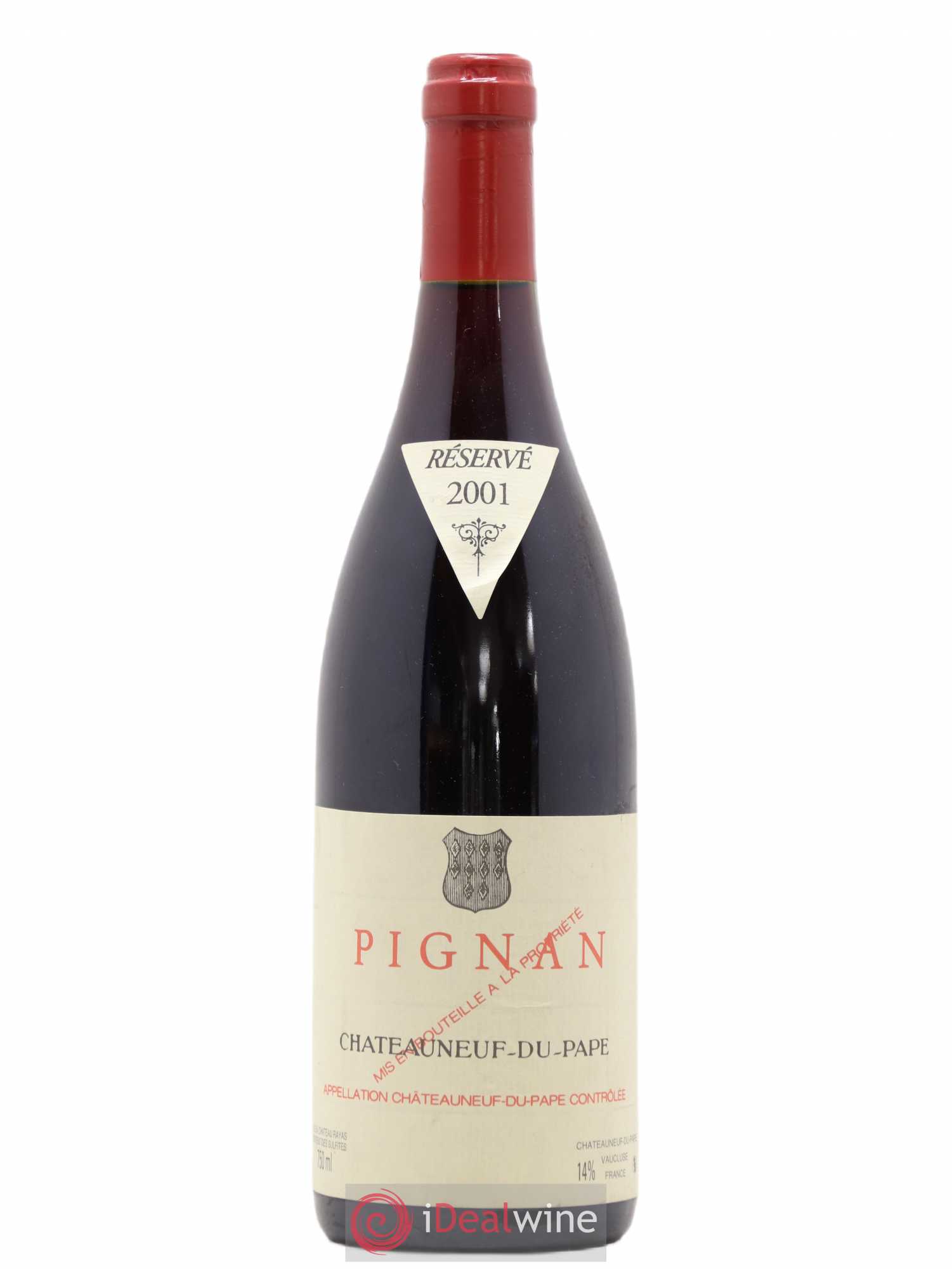 Châteauneuf-du-Pape Pignan Emmanuel Reynaud 2001 - Lot de 1 bouteille - 0