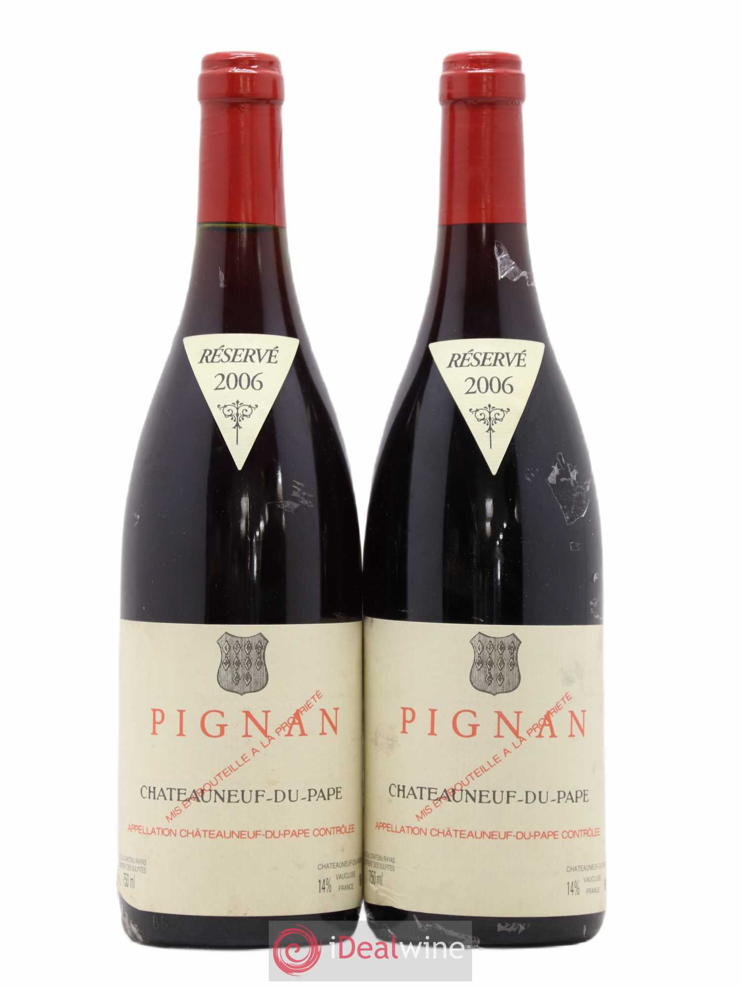 Châteauneuf-du-Pape Pignan Emmanuel Reynaud 2006 - Lot de 2 bouteilles - 0