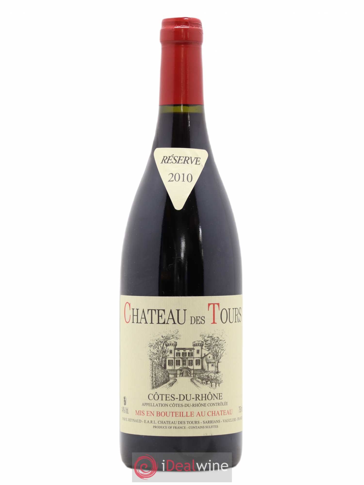 Côtes-du-Rhône Château des Tours Emmanuel Reynaud 2010 - Lot de 1 bouteille - 0