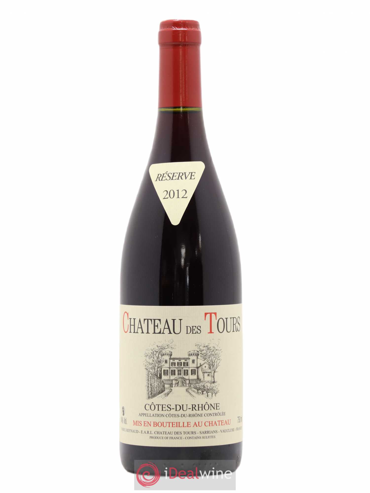Côtes-du-Rhône Château des Tours Emmanuel Reynaud 2012 - Lot de 1 bouteille - 0