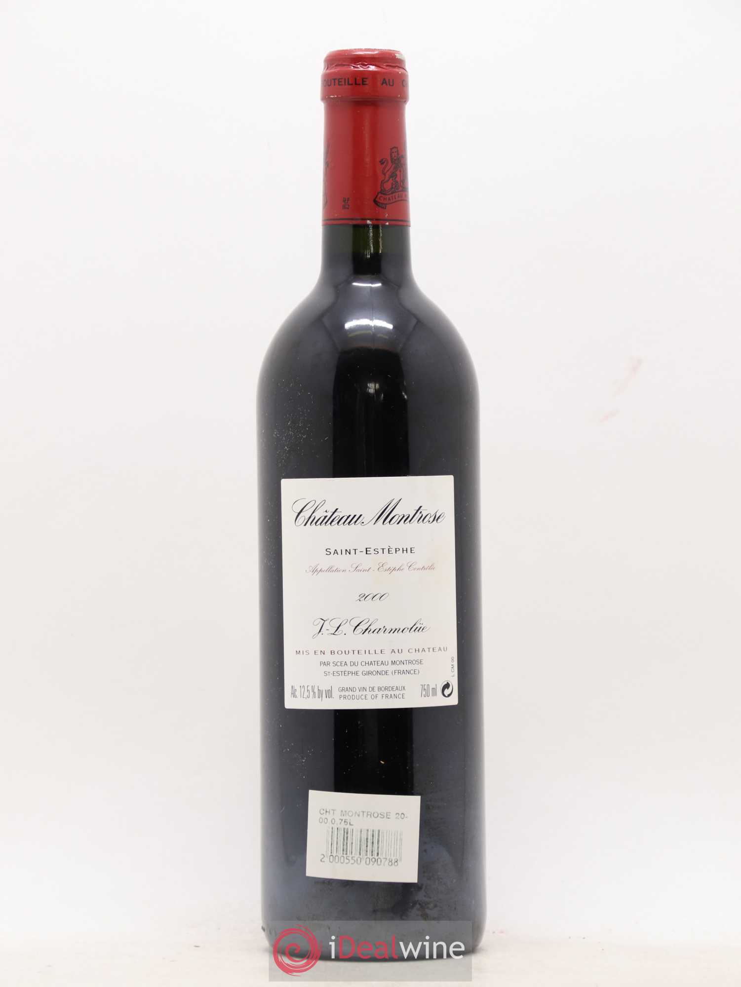 Château Montrose 2ème Grand Cru Classé 2000 - Lot de 1 bouteille - 1