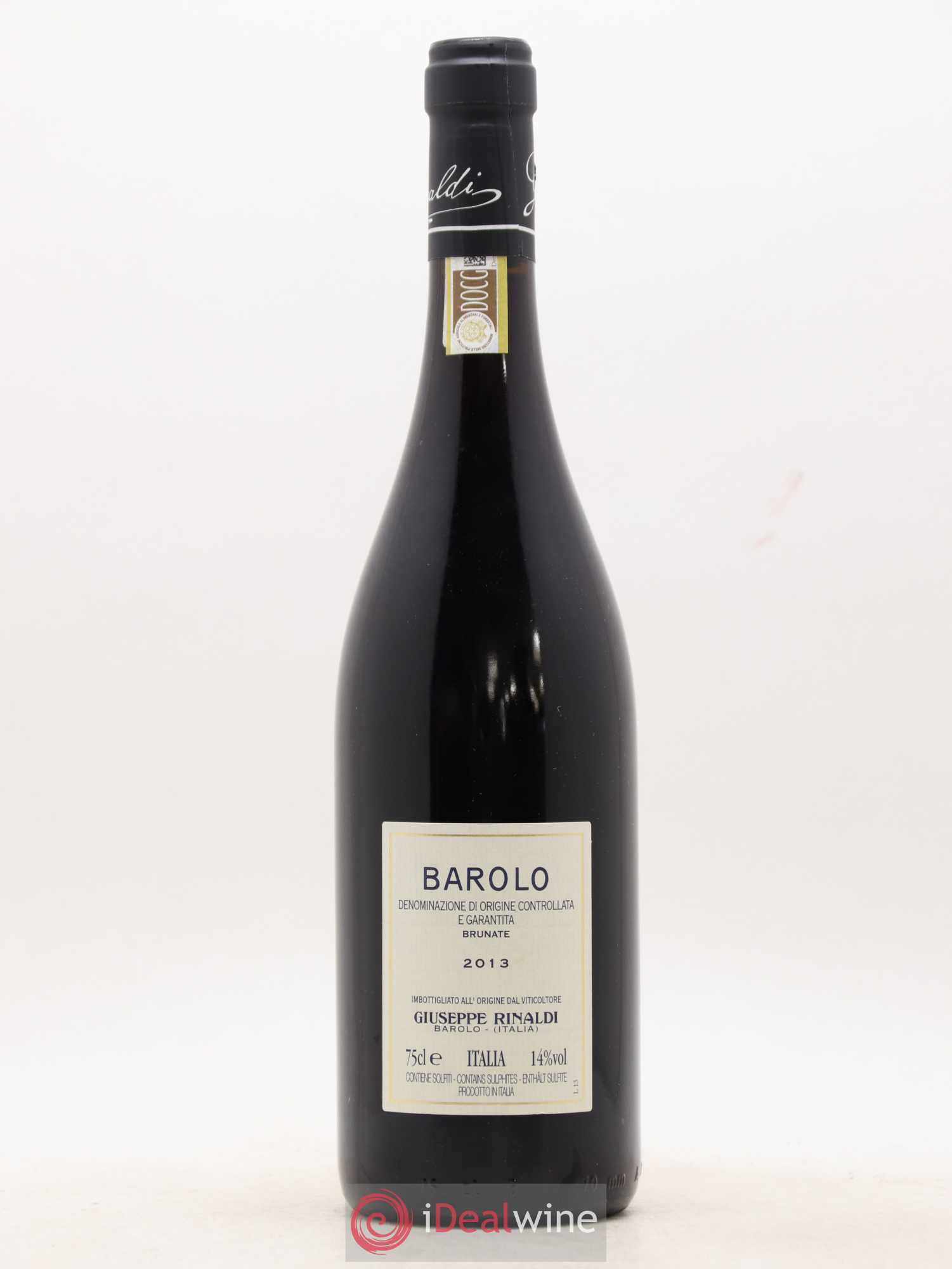 Barolo DOCG Brunate Giuseppe Rinaldi 2013 - Lot de 1 bouteille - 1