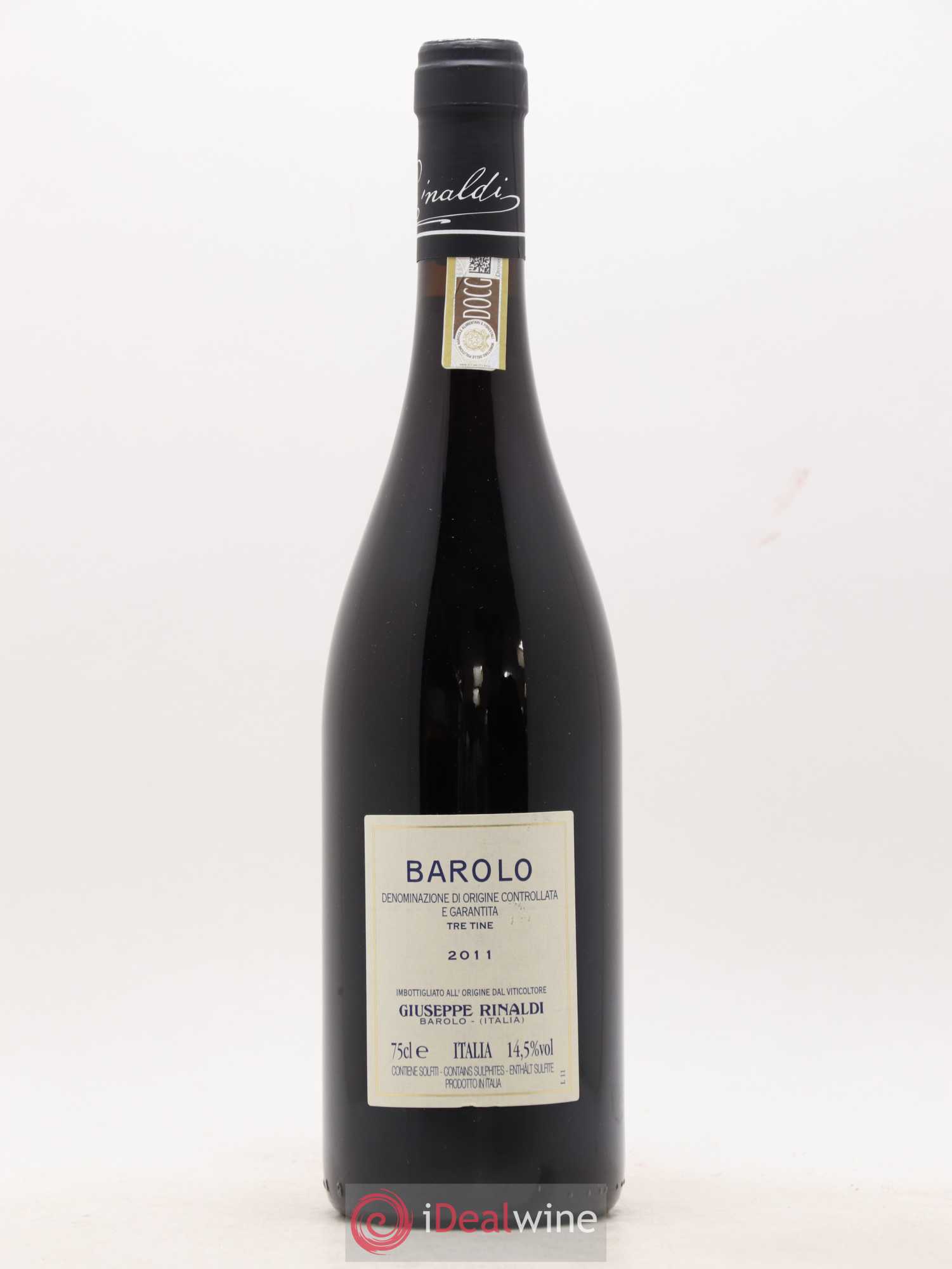 Barolo DOCG Tre Tine Giuseppe Rinaldi 2011 - Posten von 1 Flasche - 1