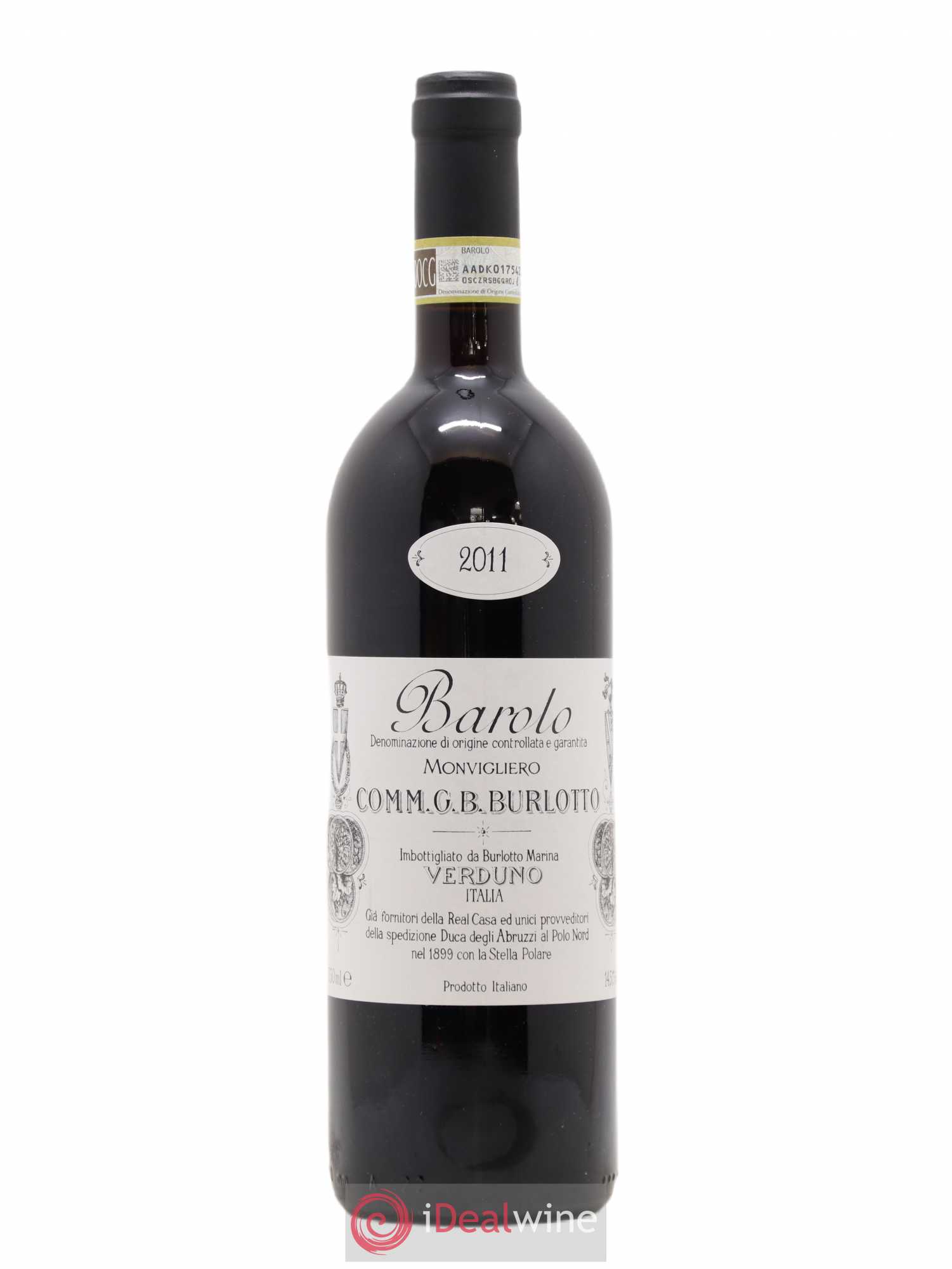 Barolo DOCG Monvigliero Comm. Giovan Battista Burlotto 2011 - Lot de 1 bouteille - 0