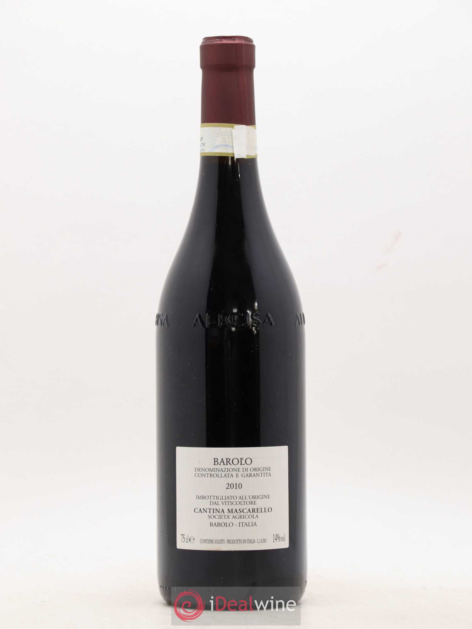 Barolo DOCG Bartolo Mascarello 2010 - Lot de 1 bouteille - 1