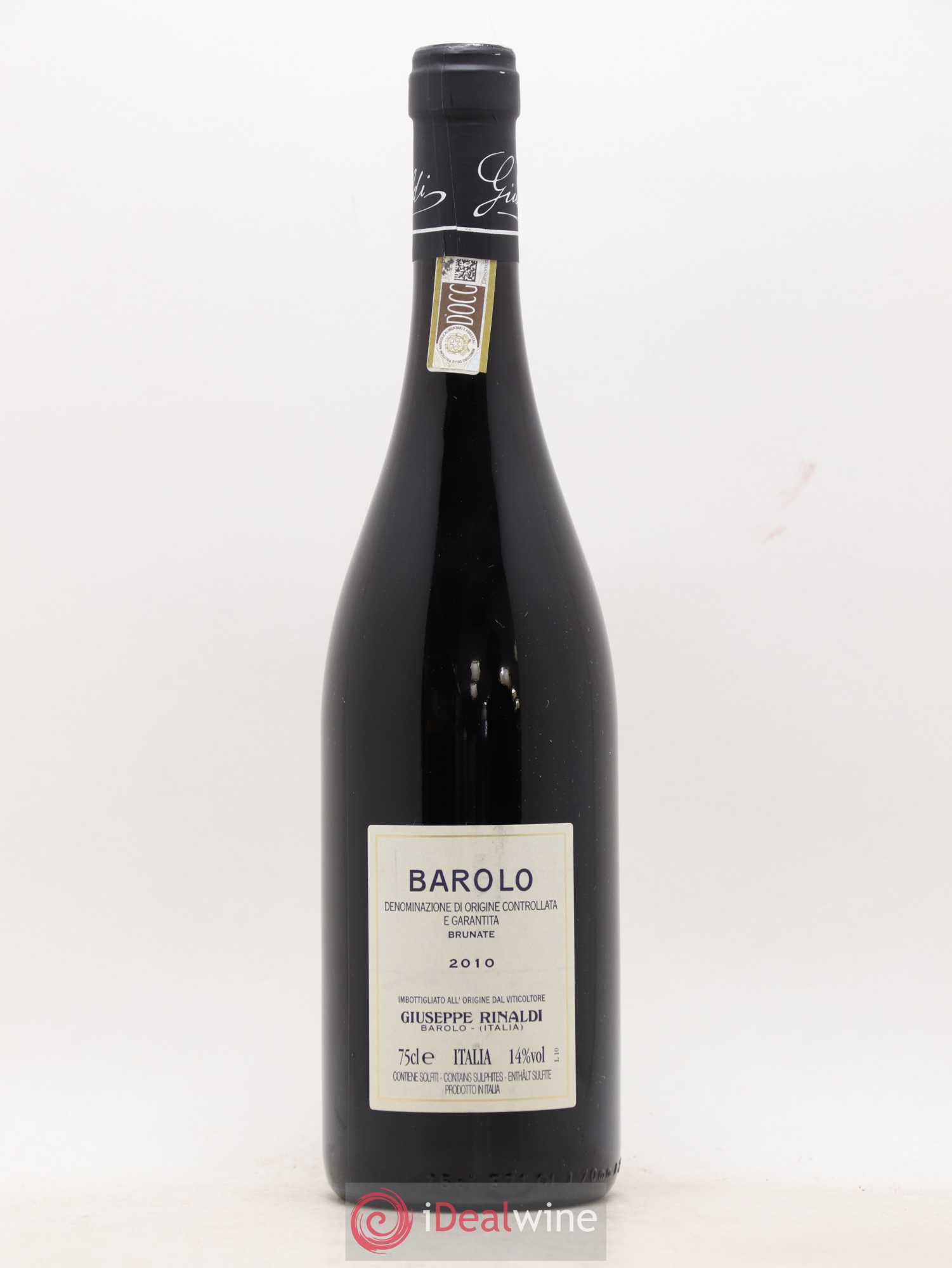 Barolo DOCG Brunate Giuseppe Rinaldi 2010 - Lot de 1 bouteille - 1