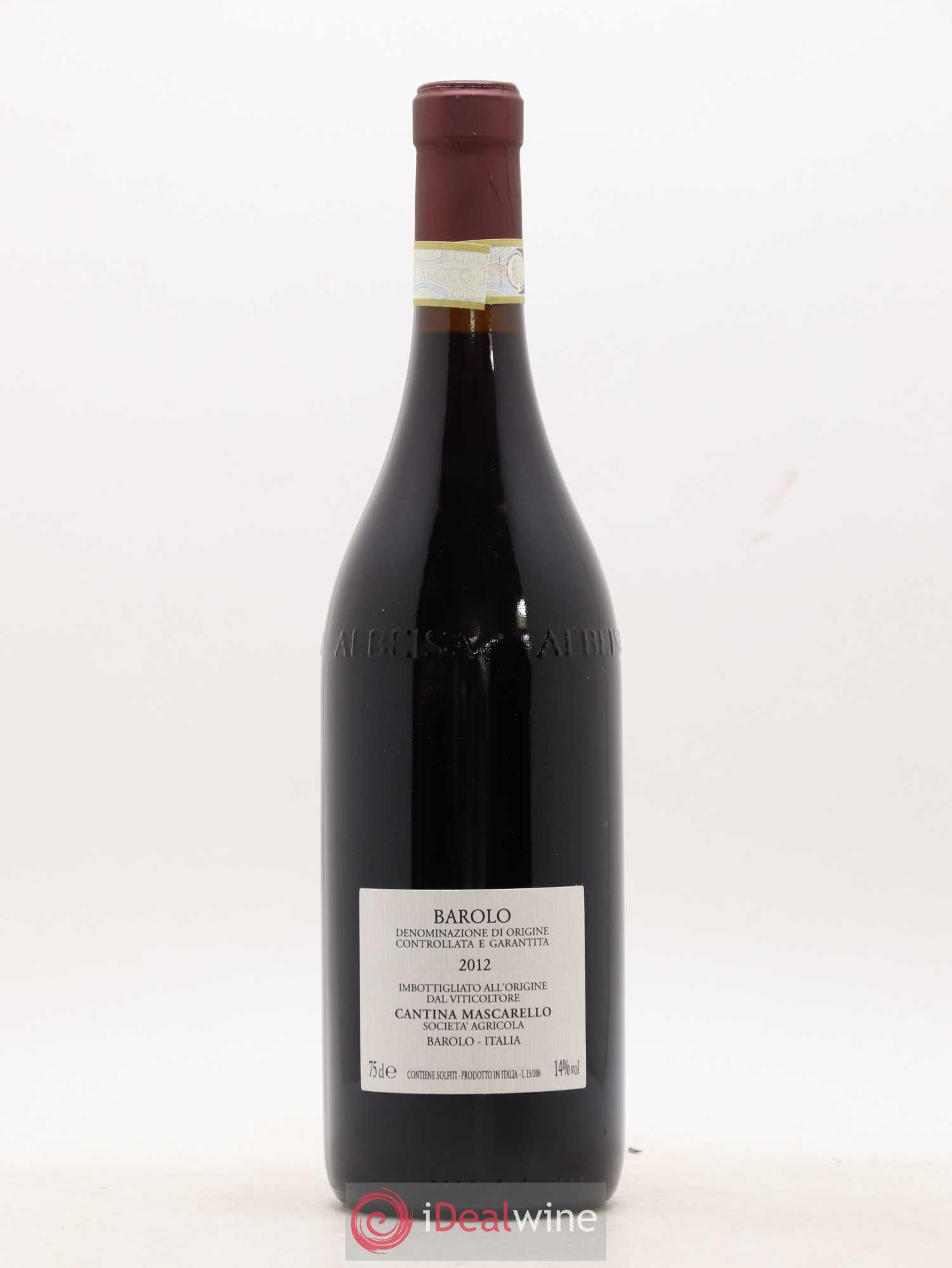 Barolo DOCG Bartolo Mascarello 2012 - Lot de 1 bouteille - 1
