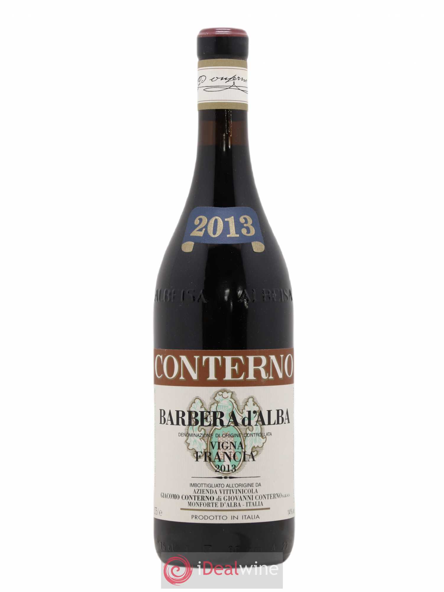 Barbera d'Alba DOC Vigna Francia Giacomo Conterno 2013 - Posten von 1 Flasche - 0