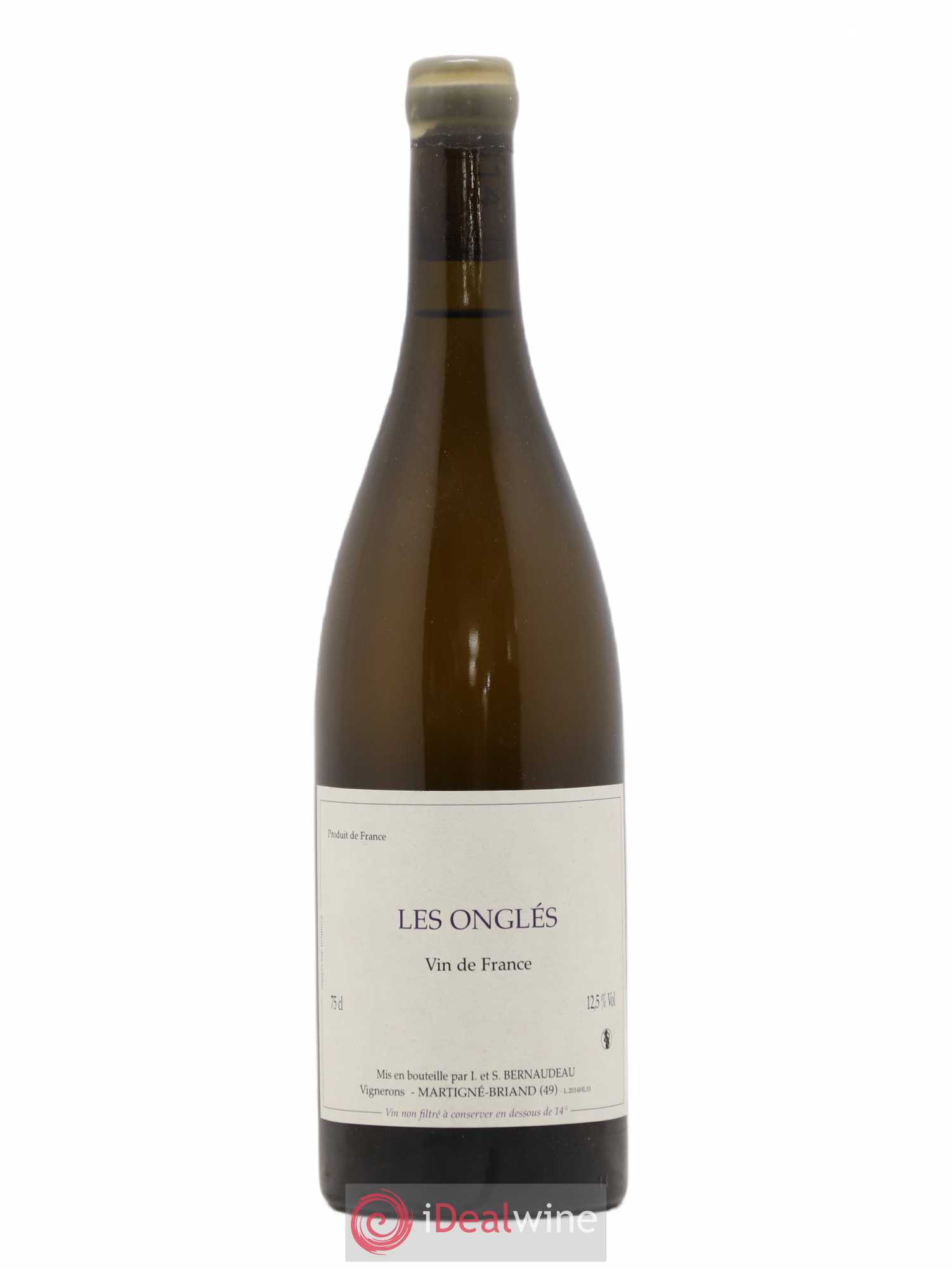 Vin de France Les Onglés Stéphane Bernaudeau 2014 - Lot de 1 bouteille - 0