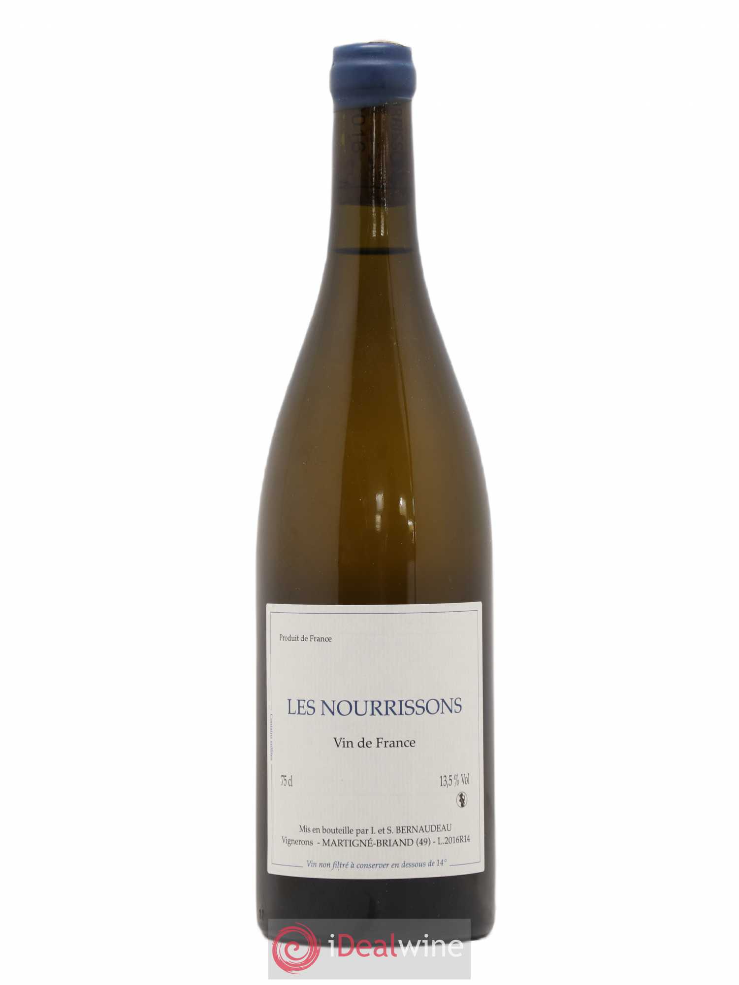 Vin de France Les Nourrissons Stéphane Bernaudeau 2016 - Lot de 1 bouteille - 0