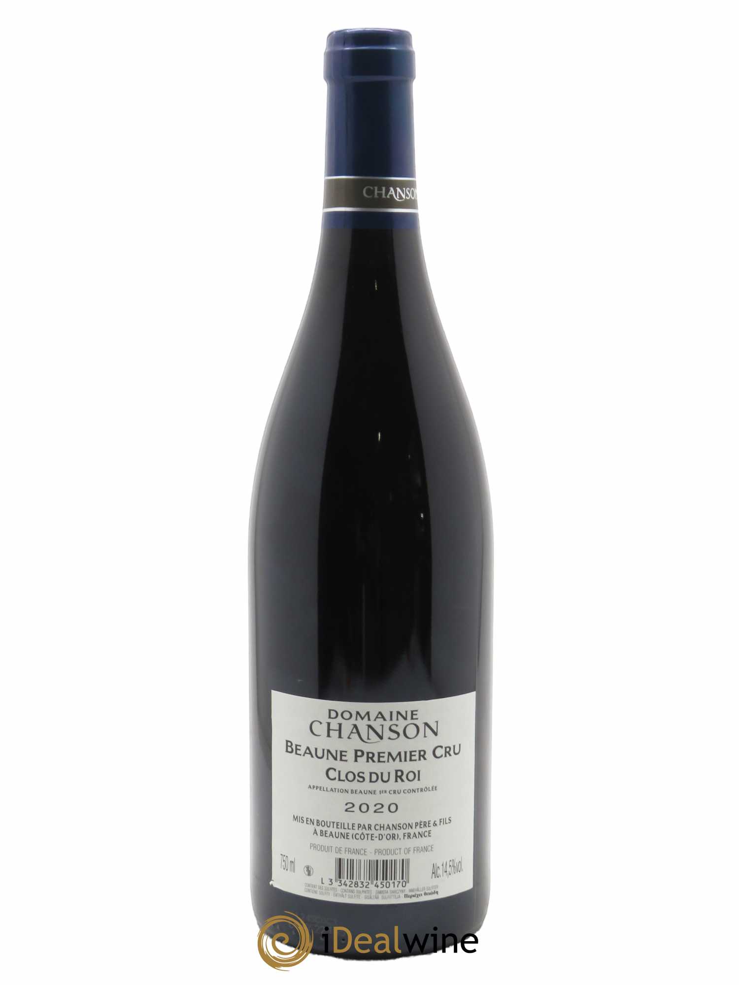 Beaune 1er Cru Clos du Roi Chanson (Domaine) 2020 - Lot of 1 bottle - 1
