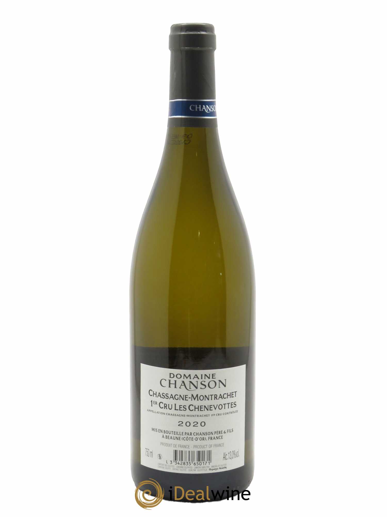 Chassagne-Montrachet 1er Cru Les Chenevottes Chanson 2020 - Posten von 1 Flasche - 1