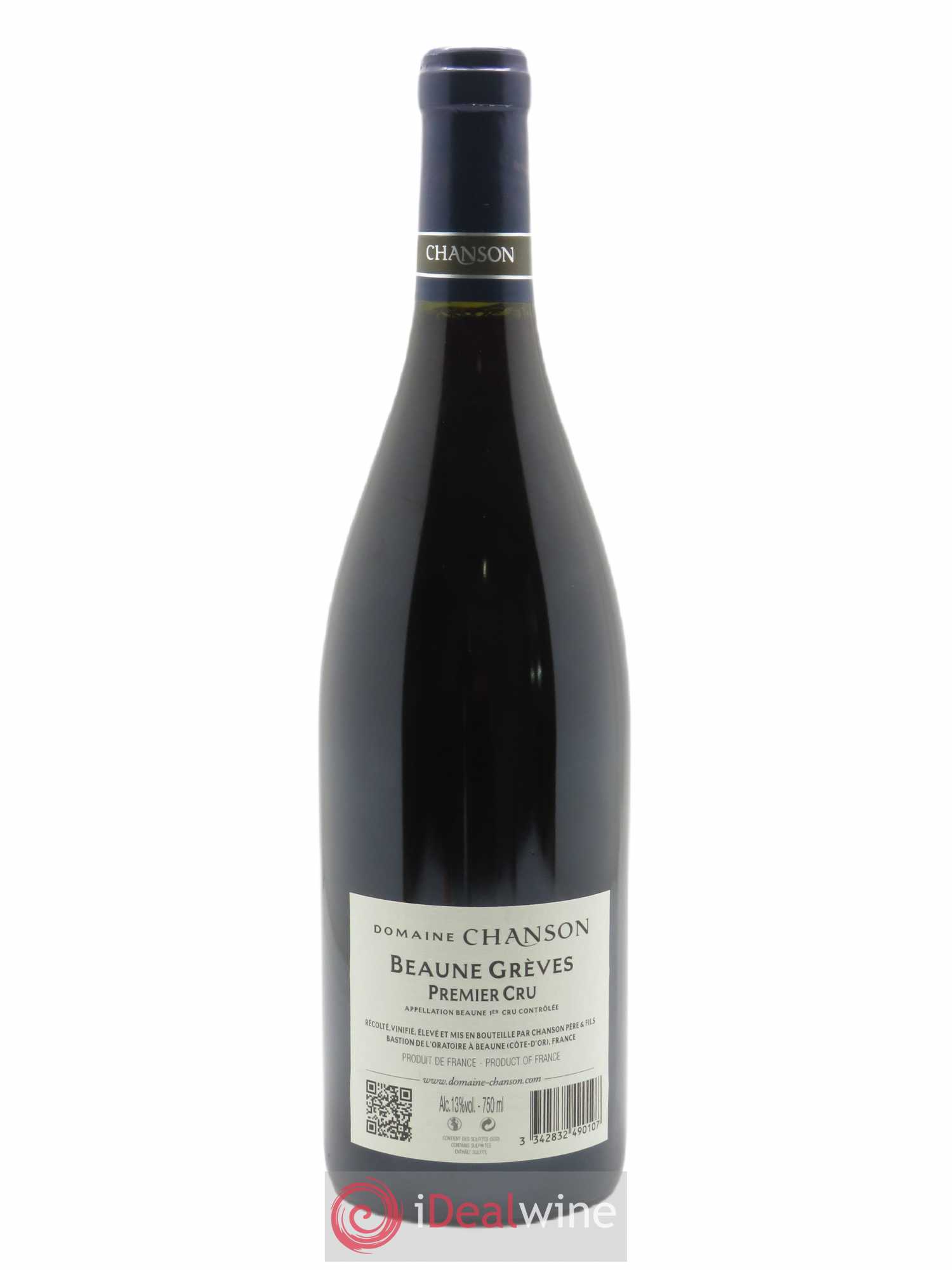 Beaune 1er Cru Grèves Chanson 2016 - Lot de 1 bouteille - 1