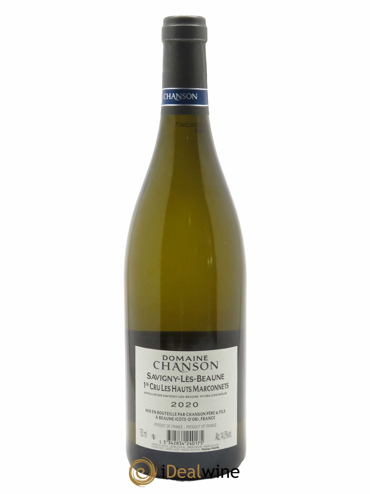Savigny-lès-Beaune 1er Cru Les Hauts Marconnets Chanson 2020 - Lot de 1 bouteille - 1