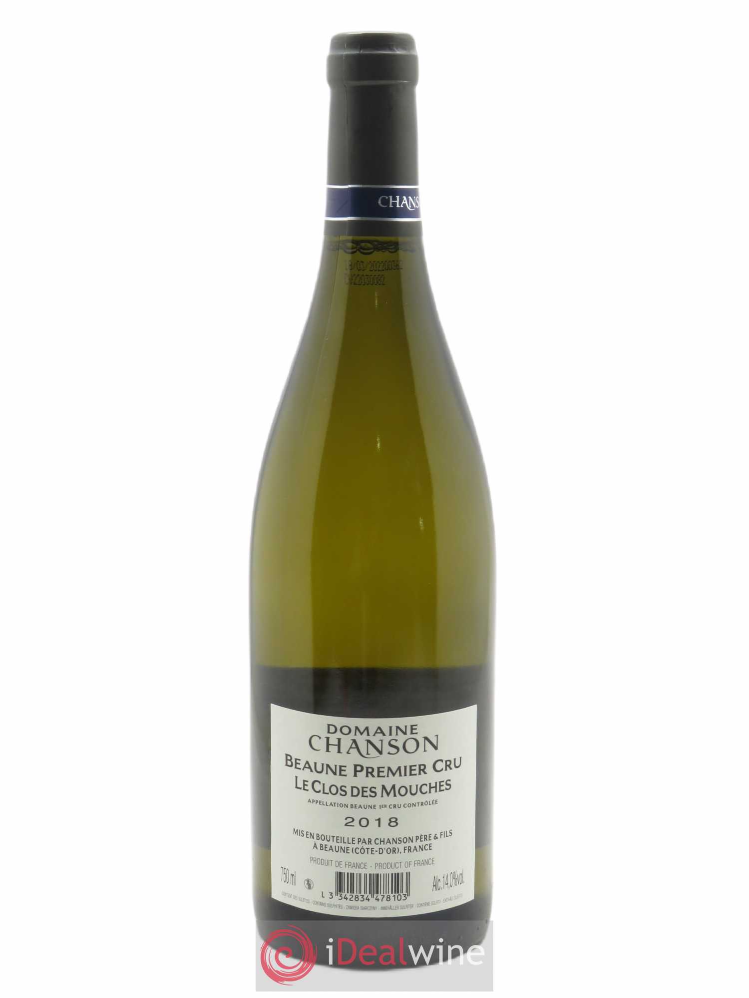 Beaune 1er Cru Clos des Mouches Chanson 2018 - Lot of 1 bottle - 1
