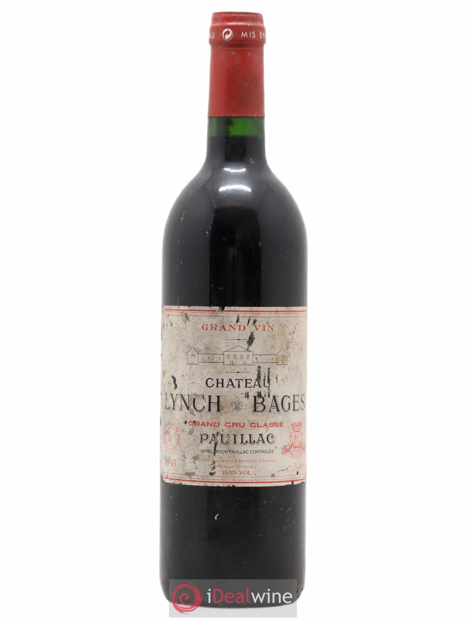 Château Lynch Bages 5ème Grand Cru Classé 1993 - Lot de 1 bouteille - 0