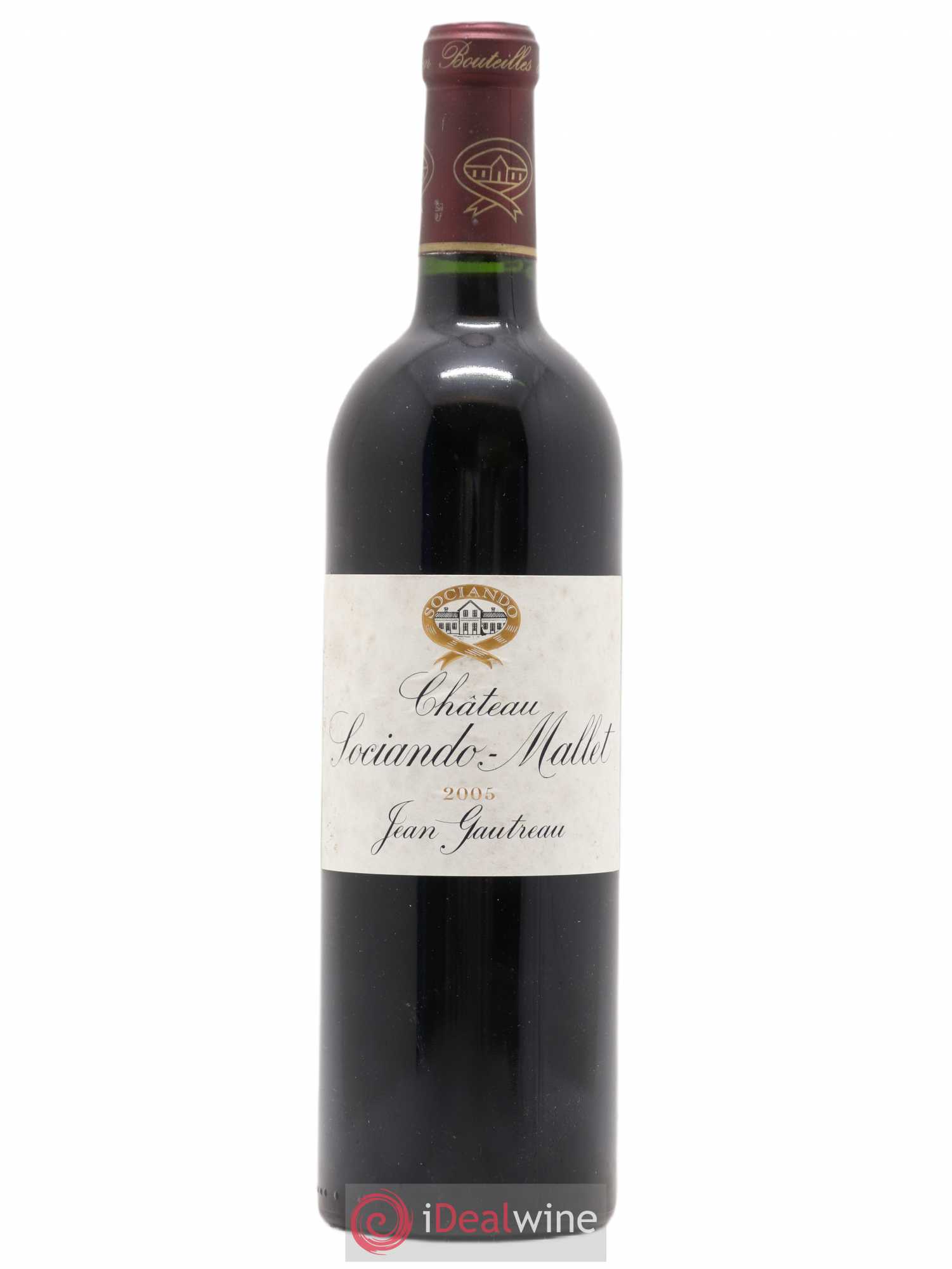 Château Sociando Mallet 2005 - Lot de 1 bouteille - 0