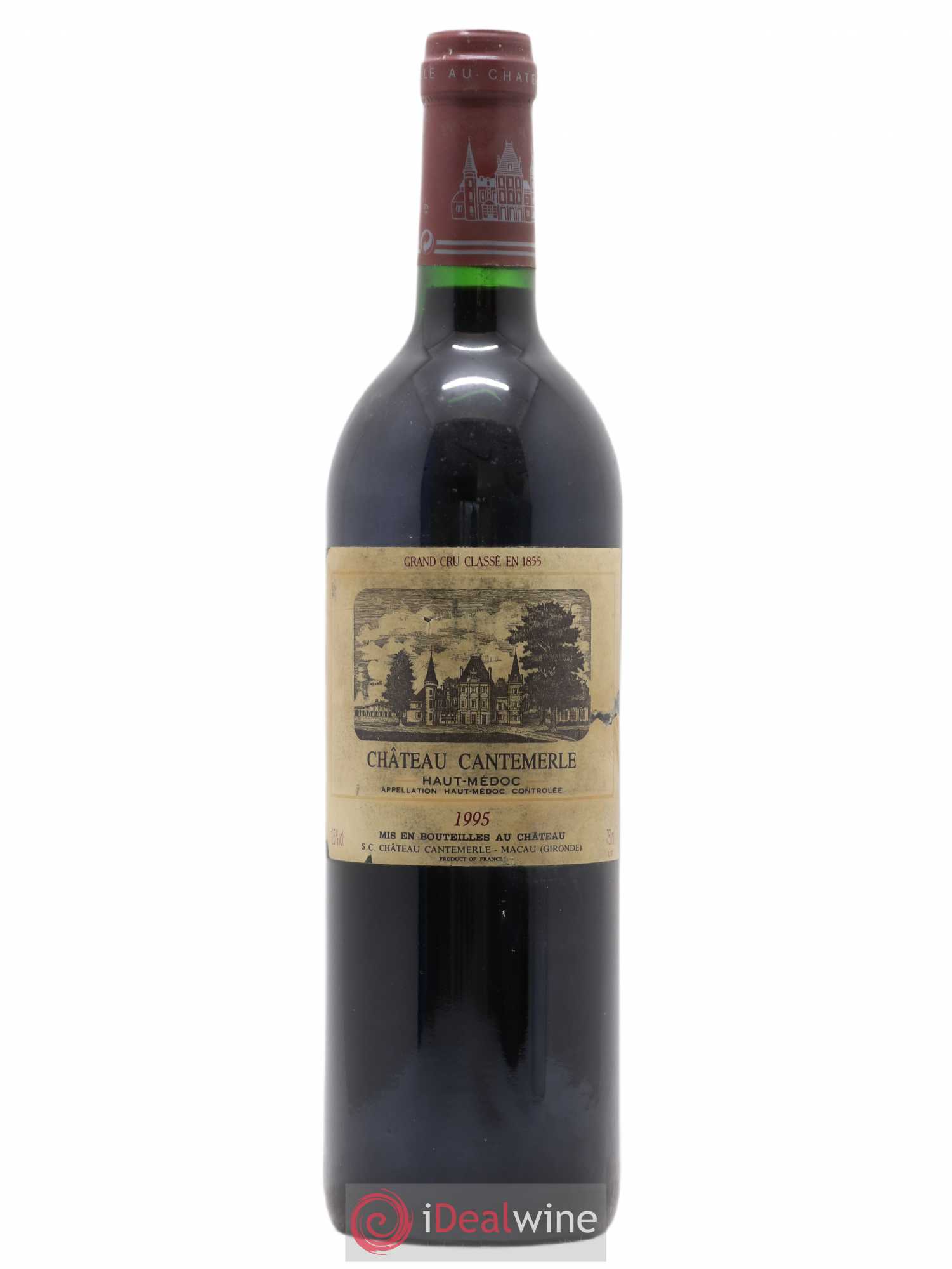 Château Cantemerle 5ème Grand Cru Classé 1995 - Lot de 1 bouteille - 0