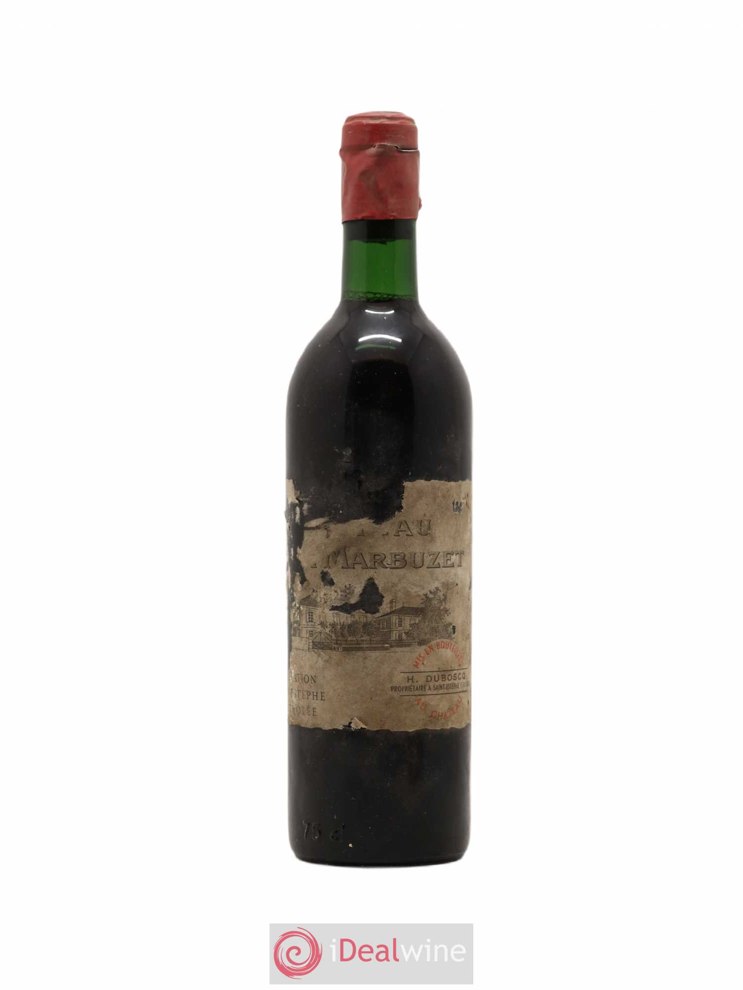 Château Haut Marbuzet 1966 - Lot de 1 bouteille - 0