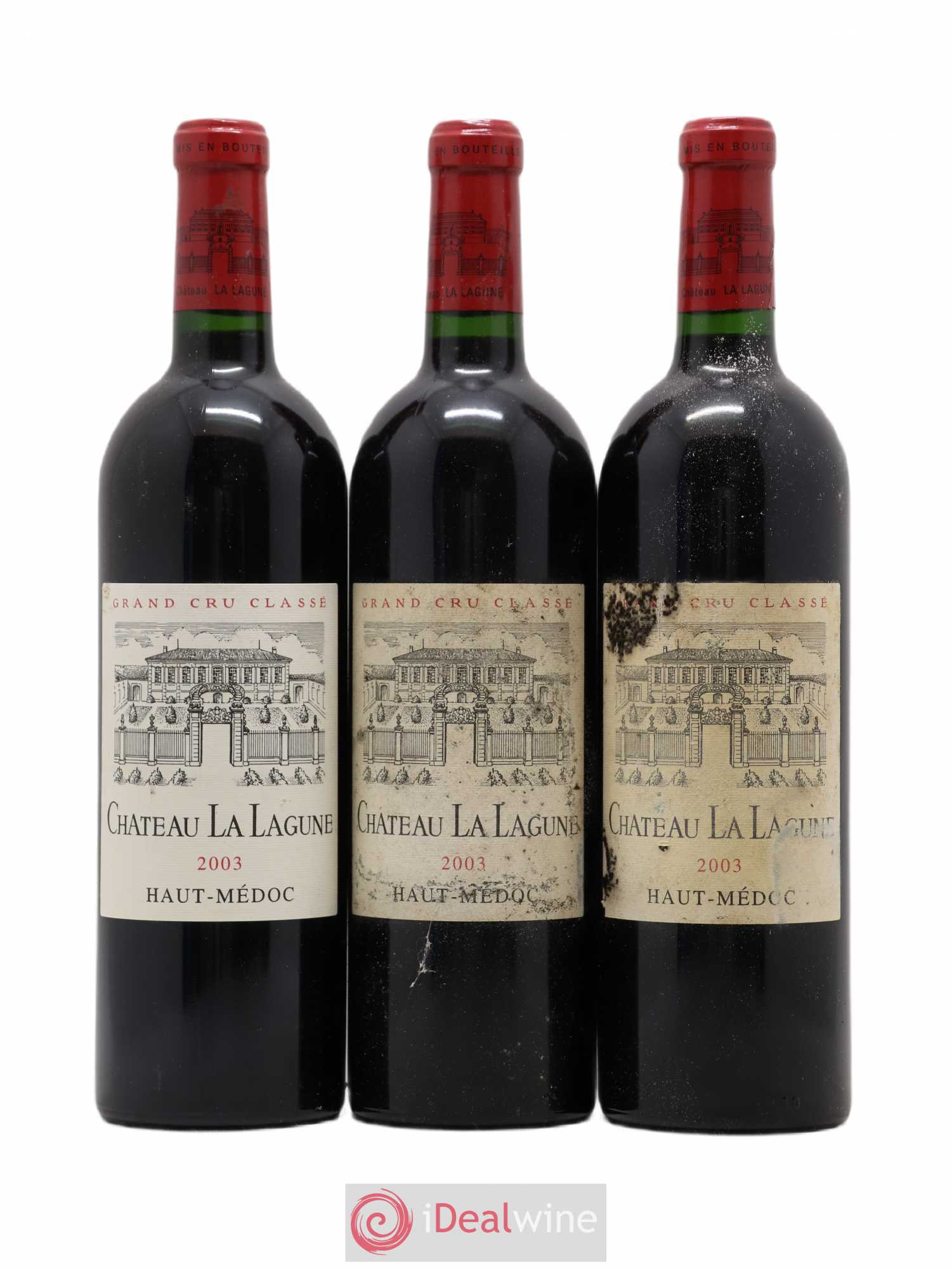 Château la Lagune 3ème Grand Cru Classé 2003 - Lot de 3 bouteilles - 0