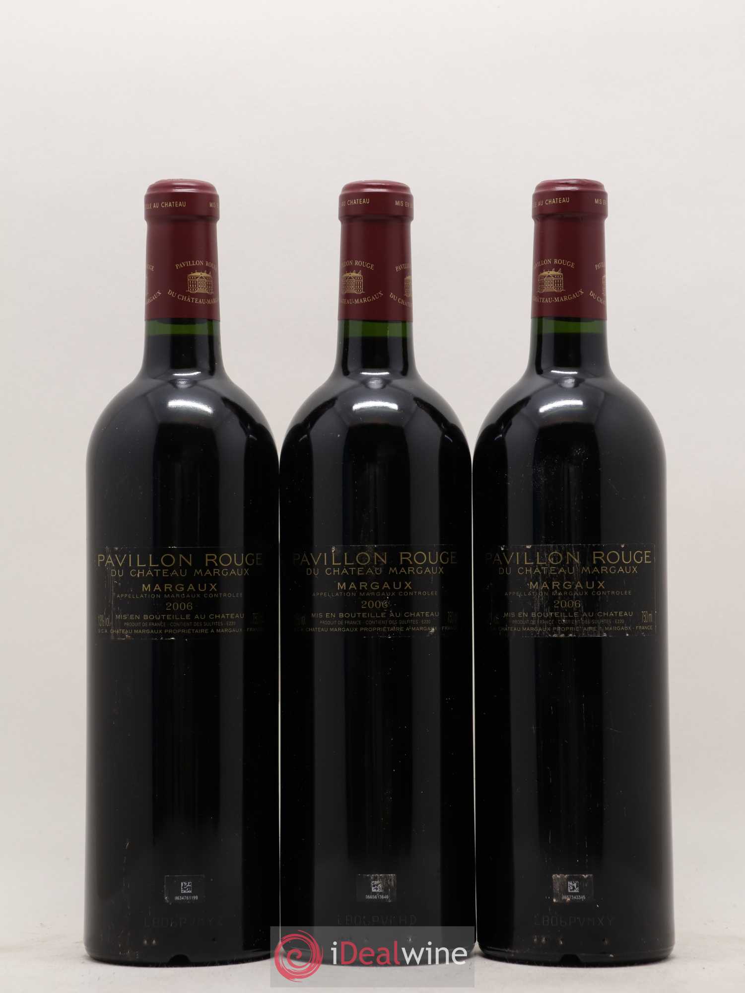 Pavillon Rouge du Château Margaux Second Vin 2006 - Lot de 3 bouteilles - 1