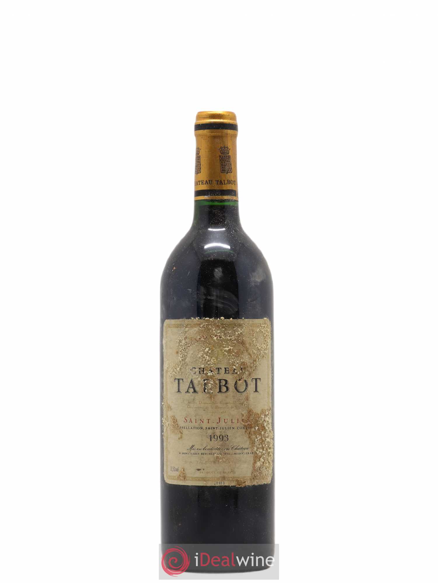 Château Talbot 4ème Grand Cru Classé 1993 - Lot de 1 bouteille - 0