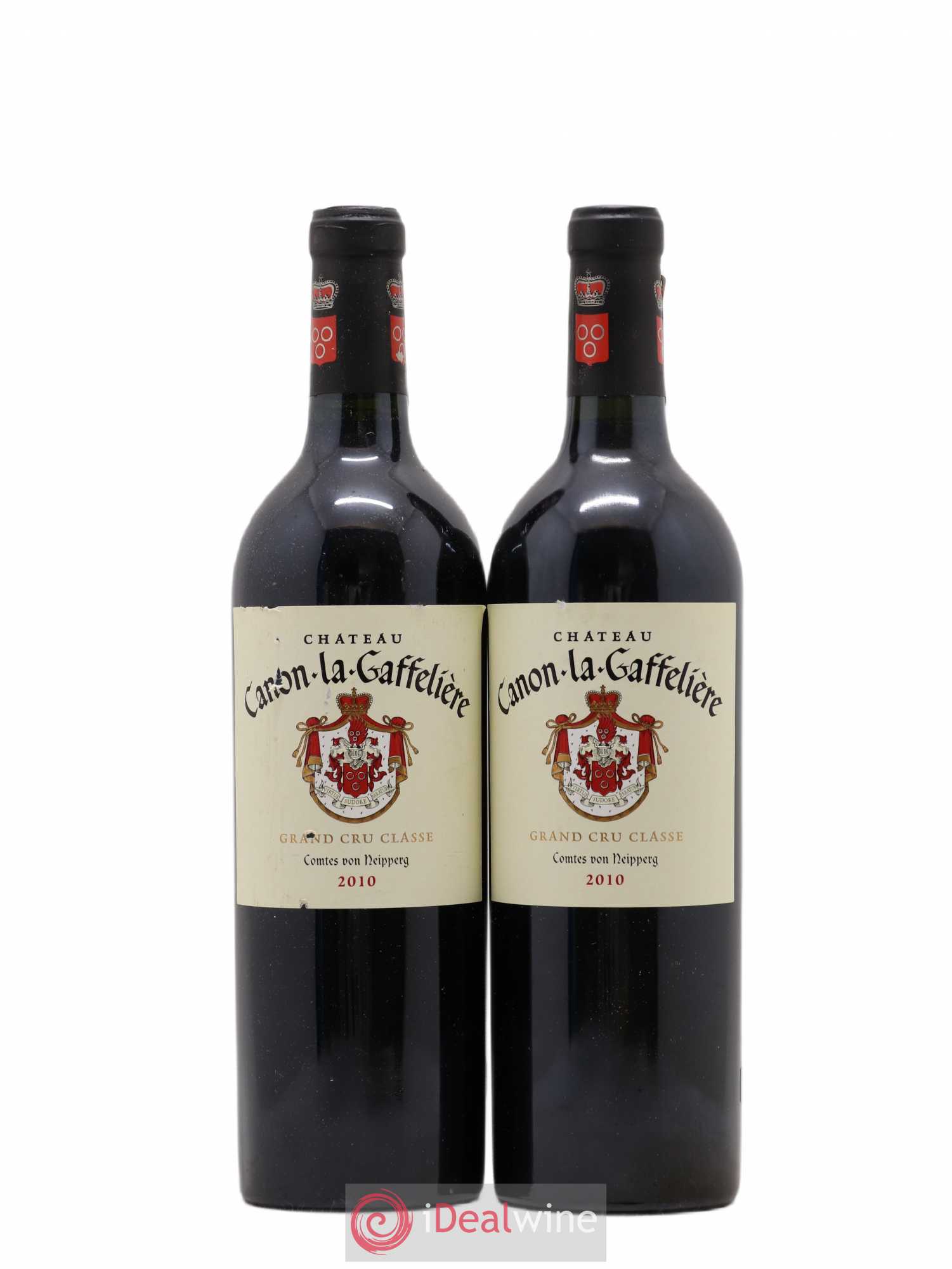 Château Canon la Gaffelière 1er Grand Cru Classé B 2010 - Lot de 2 bouteilles - 0