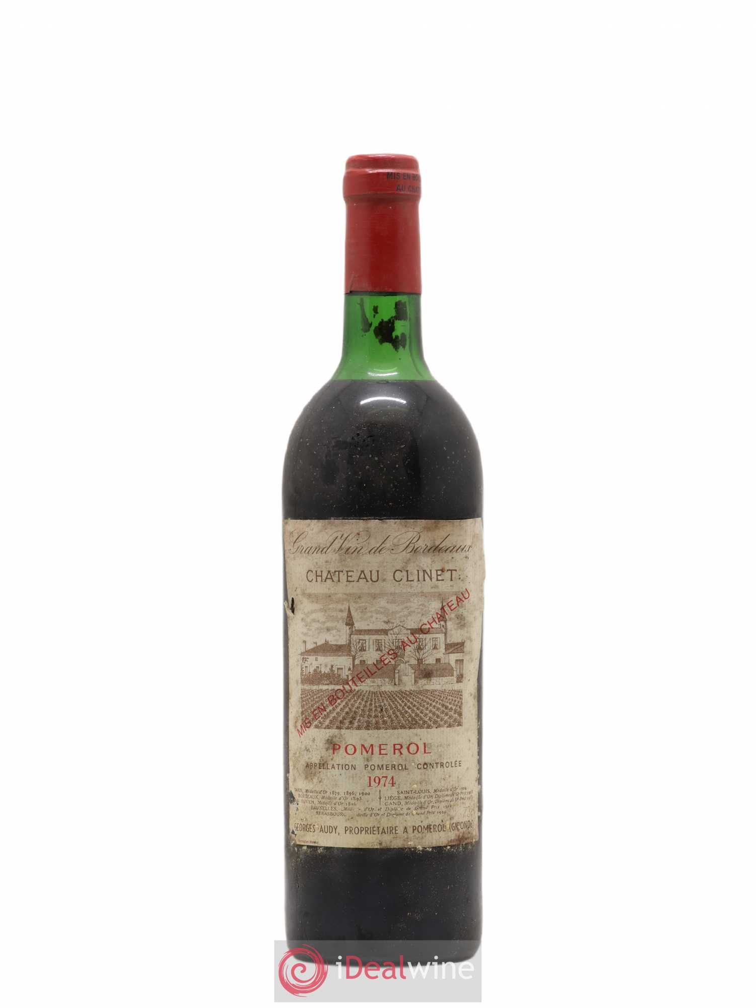 Château Clinet 1974 - Lot de 1 bouteille - 0