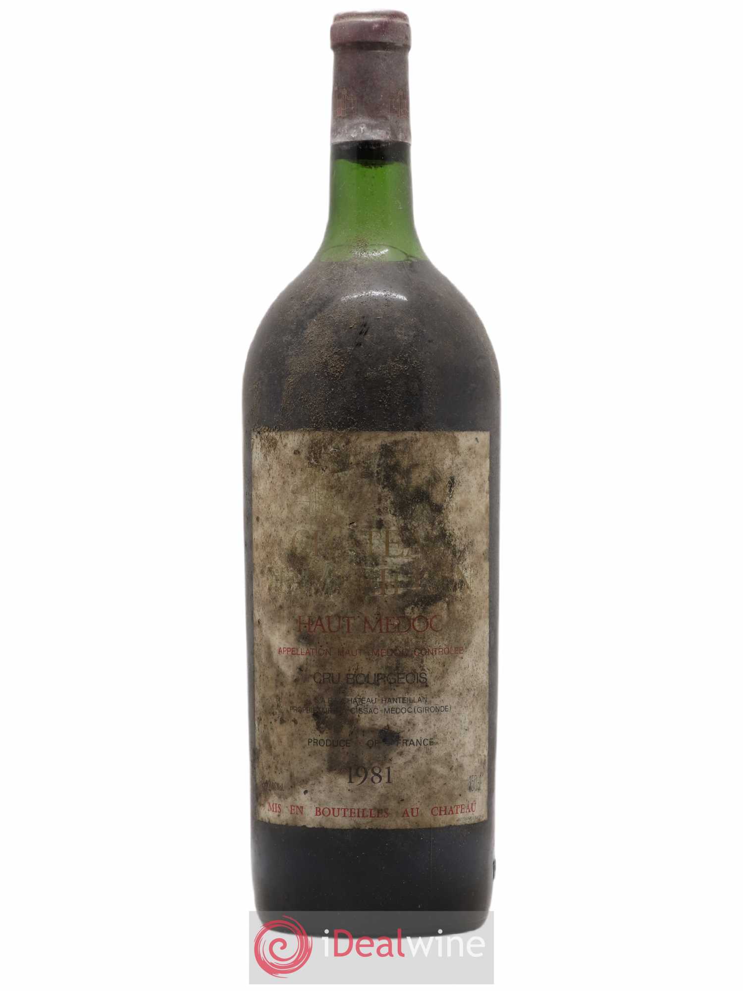 Château Hanteillan Cru Bourgeois 1981 - Lot de 1 magnum - 0