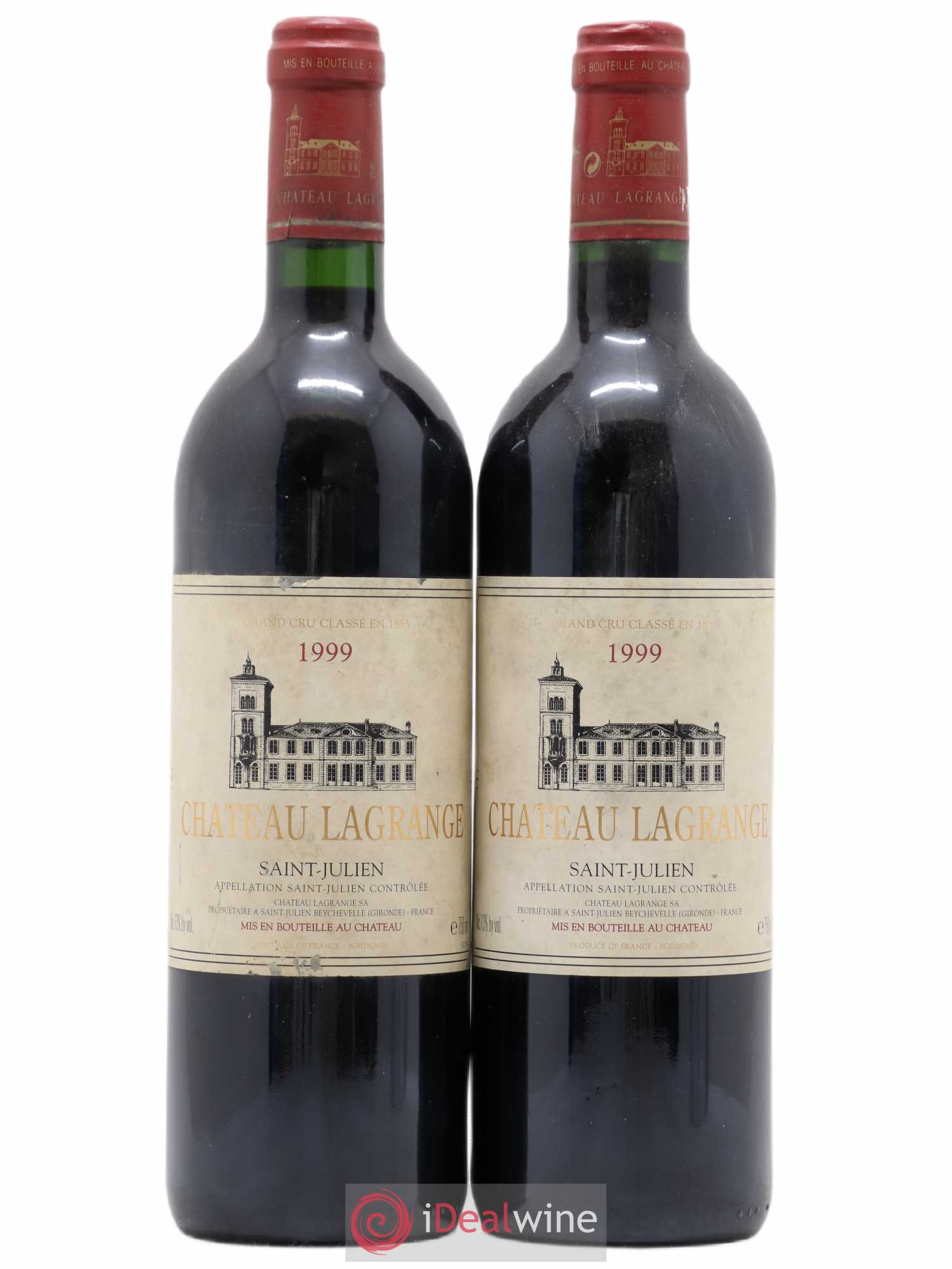 Château Lagrange 3ème Grand Cru Classé 1999 - Lot de 2 bouteilles - 0