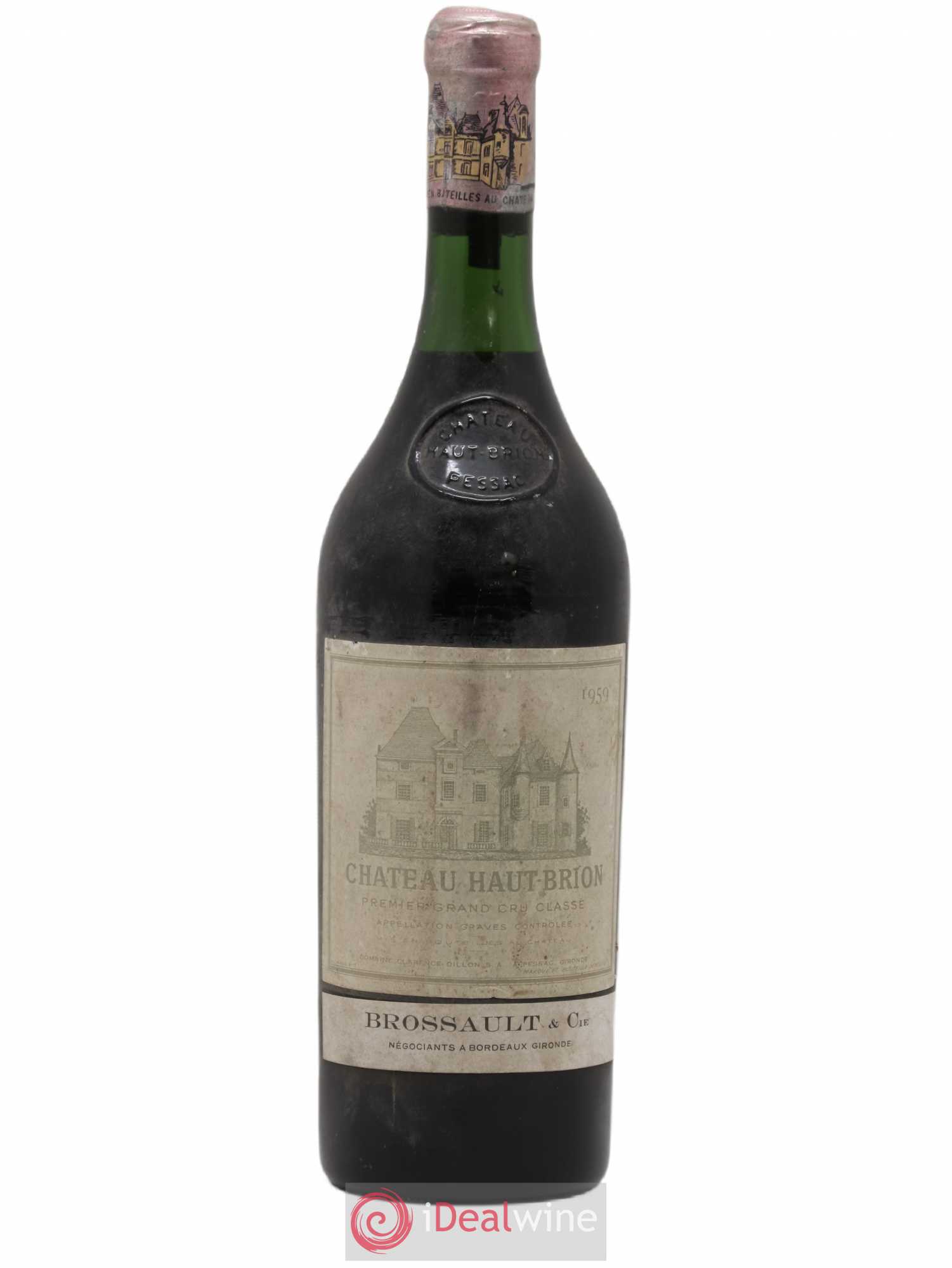 Château Haut Brion 1er Grand Cru Classé 1959 - Lot de 1 bouteille - 0