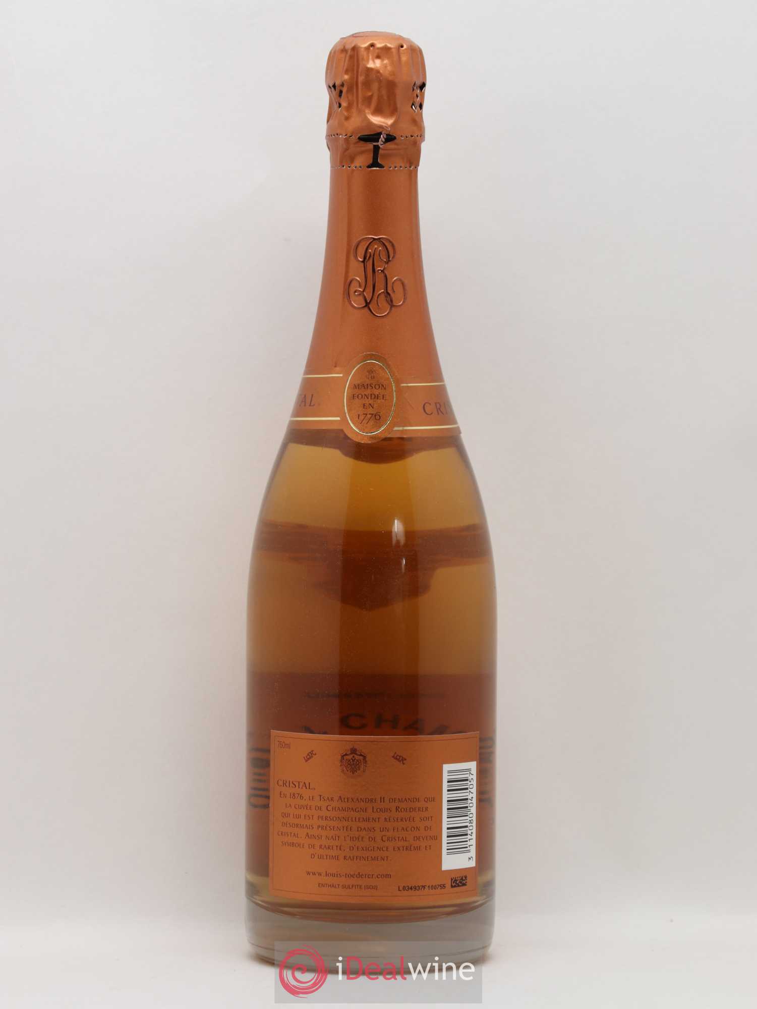 Cristal Louis Roederer 2004 - Lot de 1 bouteille - 2