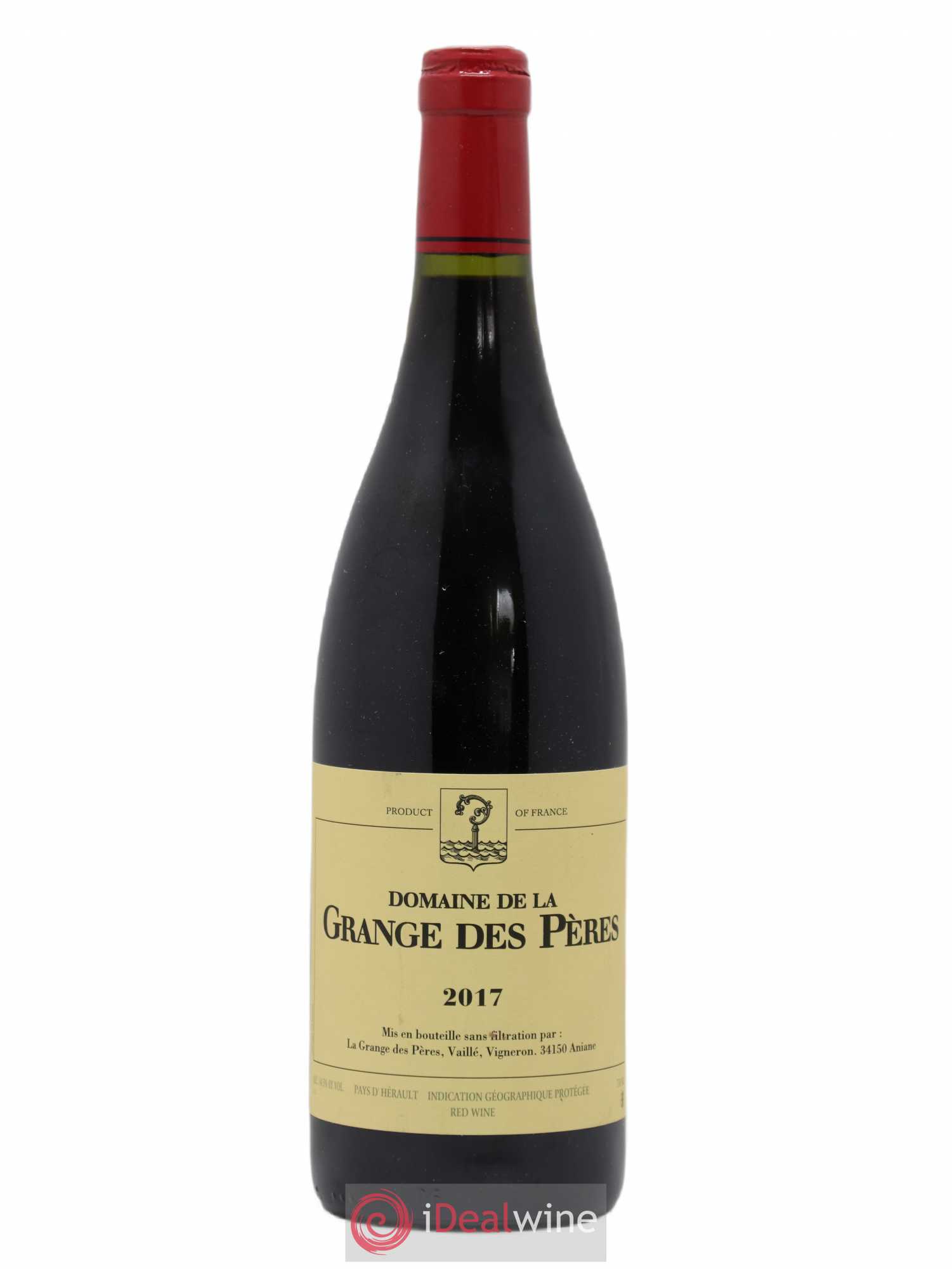 Pays d'Hérault Grange des Pères Laurent Vaillé 2017 - Lot de 1 bouteille - 0