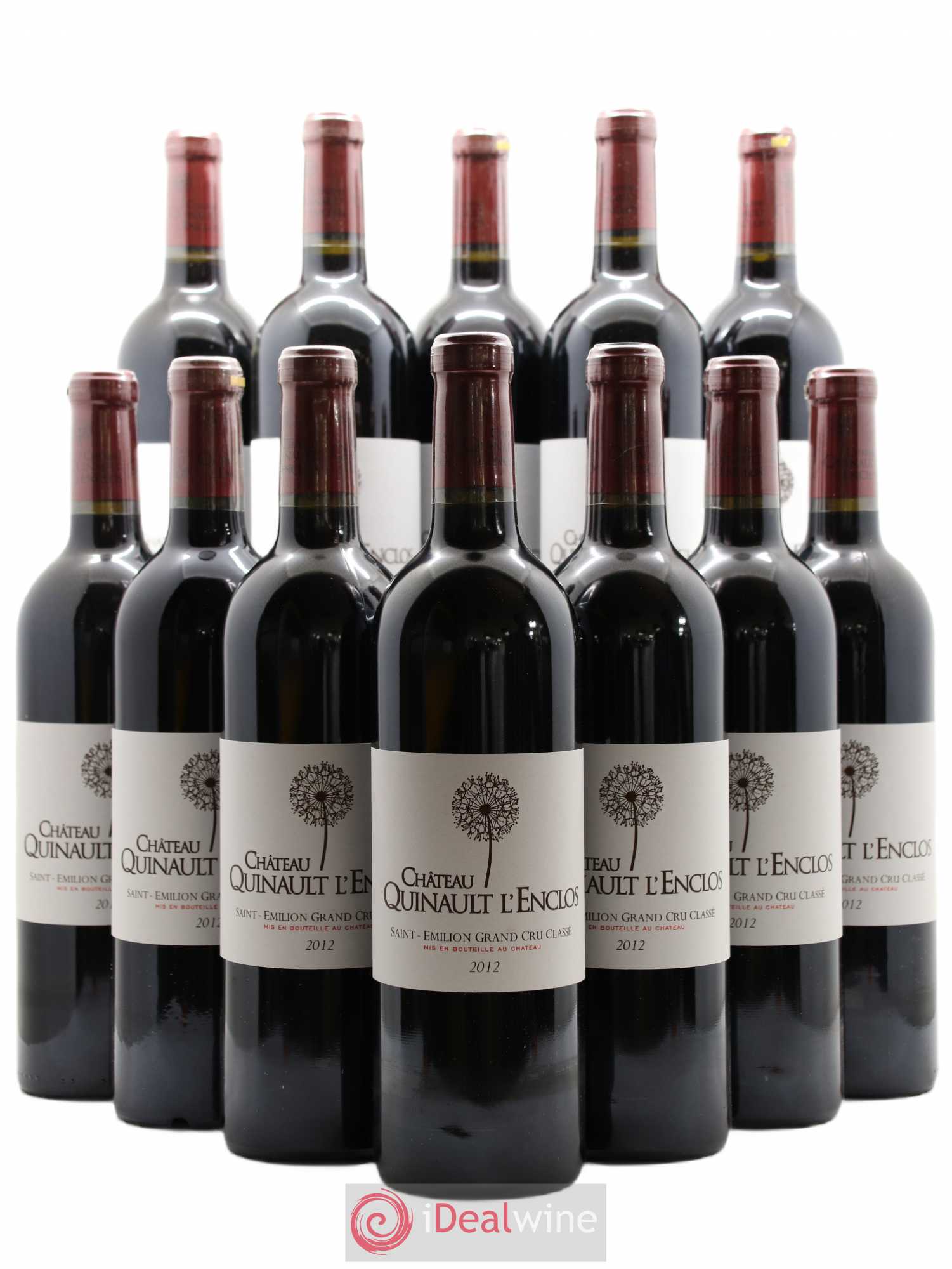 Château Quinault L'Enclos 2012 - Lot de 12 bouteilles - 0
