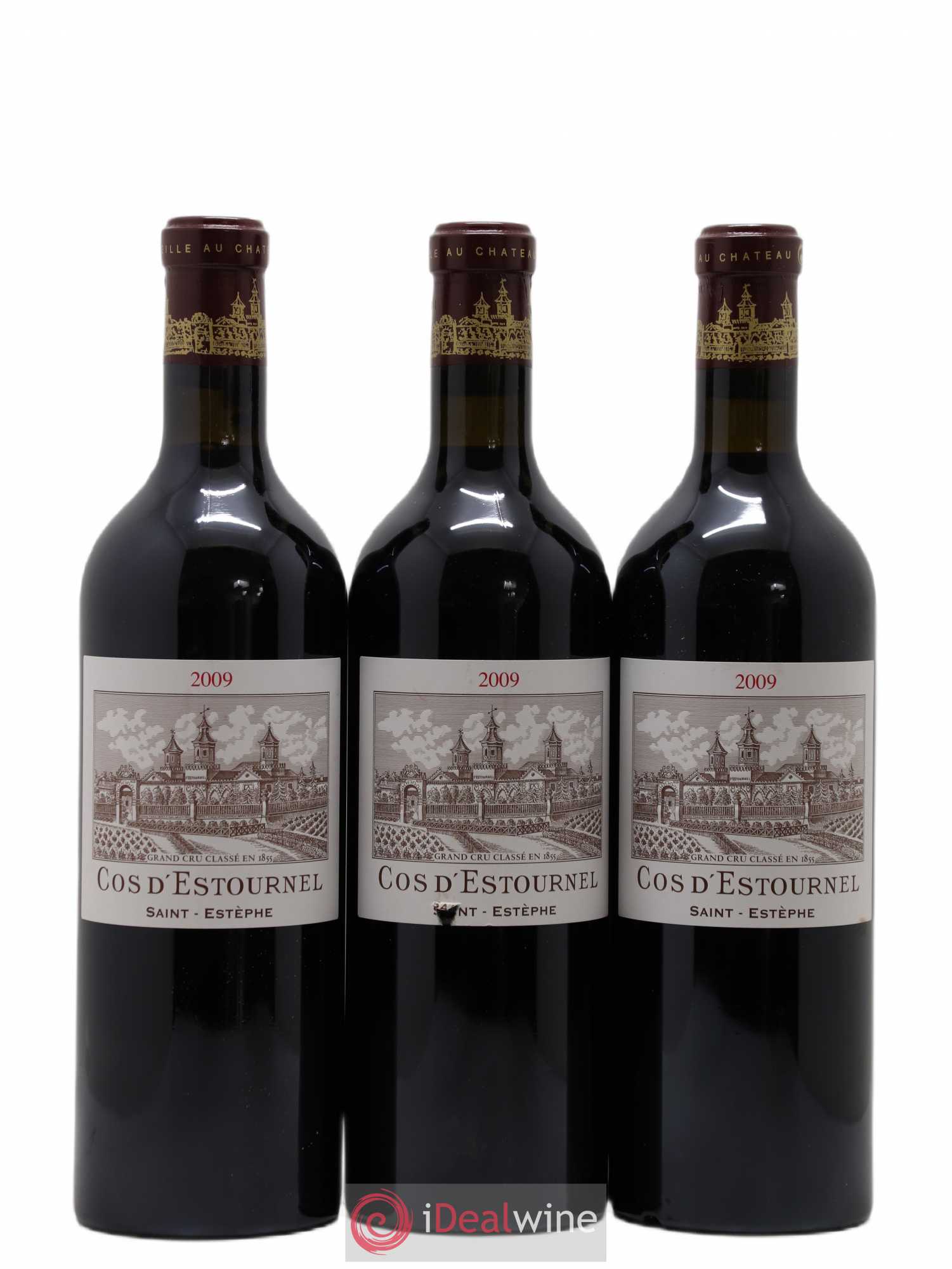 Cos d'Estournel 2ème Grand Cru Classé 2009 - Lot de 3 bouteilles - 0