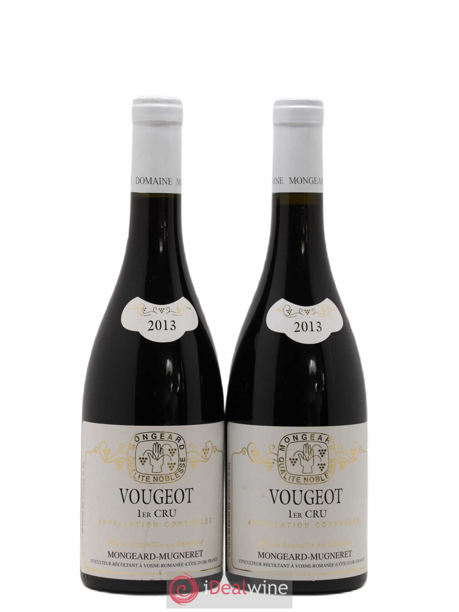 Vougeot 1er Cru Mongeard-Mugneret (Domaine) 2013 - Lot de 2 bouteilles - 0