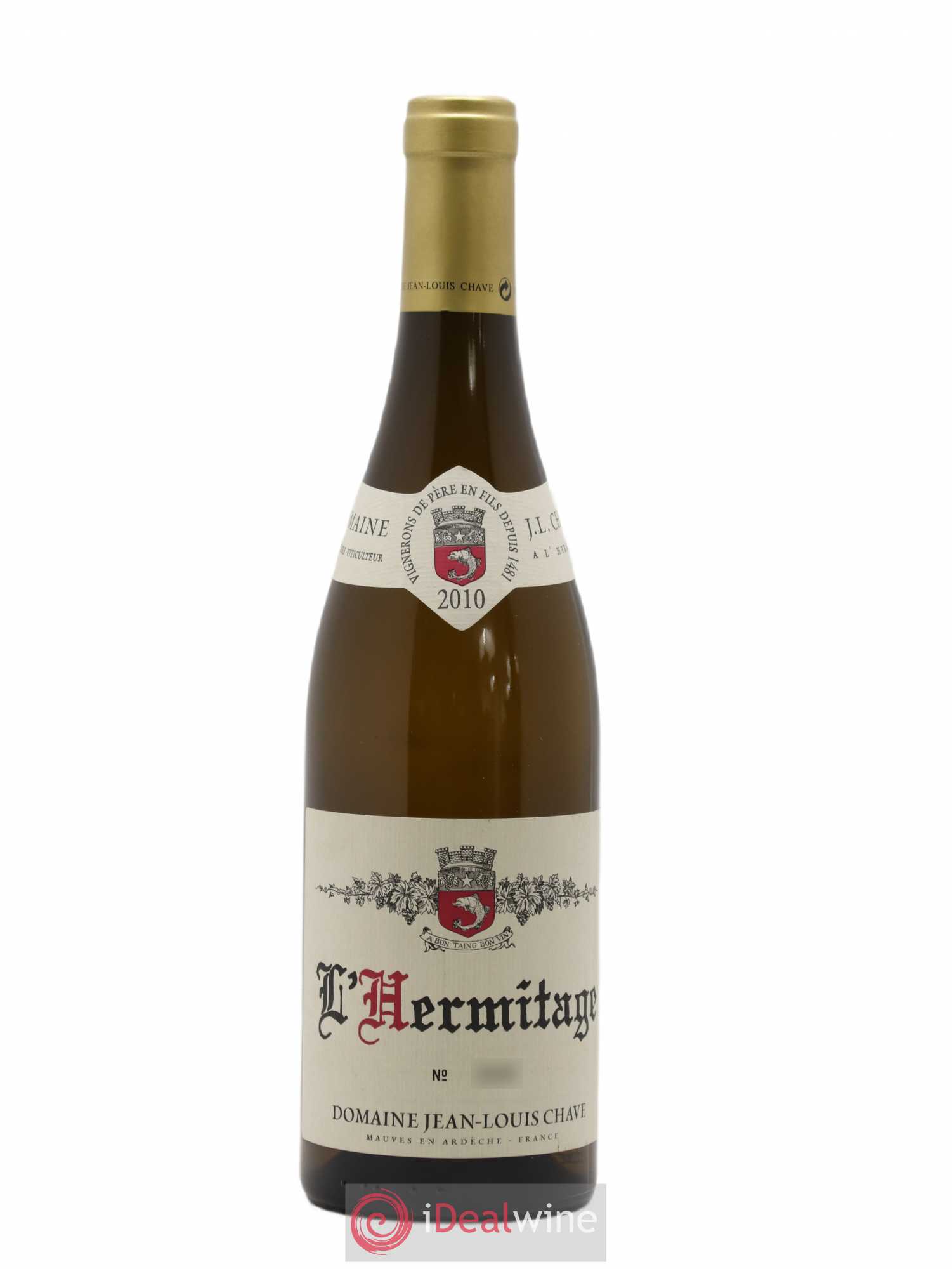 Hermitage Jean-Louis Chave 2010 - Lot de 1 bouteille - 0