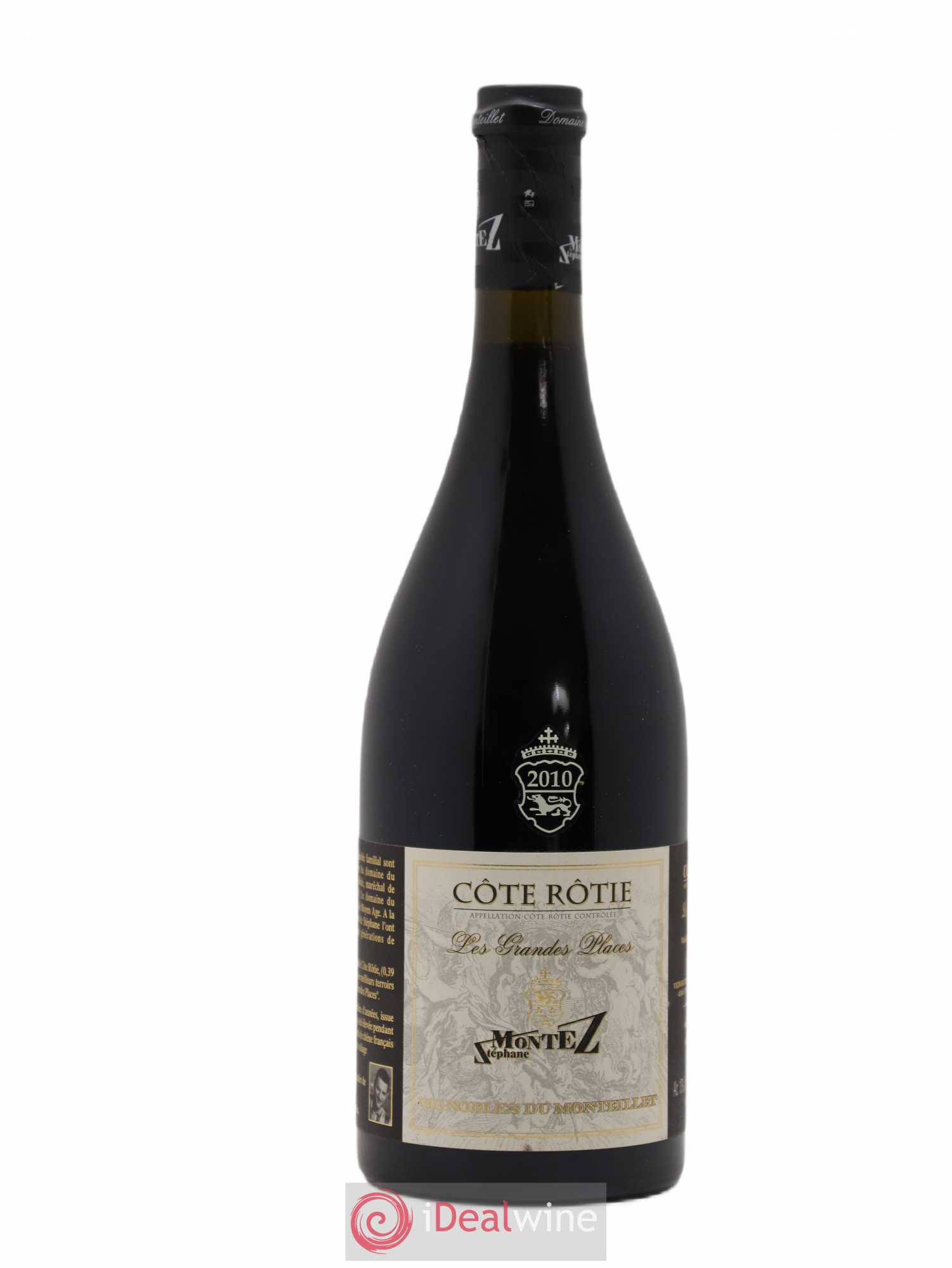 Côte-Rôtie Les Grandes Places Monteillet (Domaine du) - Stéphane Montez 2010 - Lot de 1 bouteille - 0