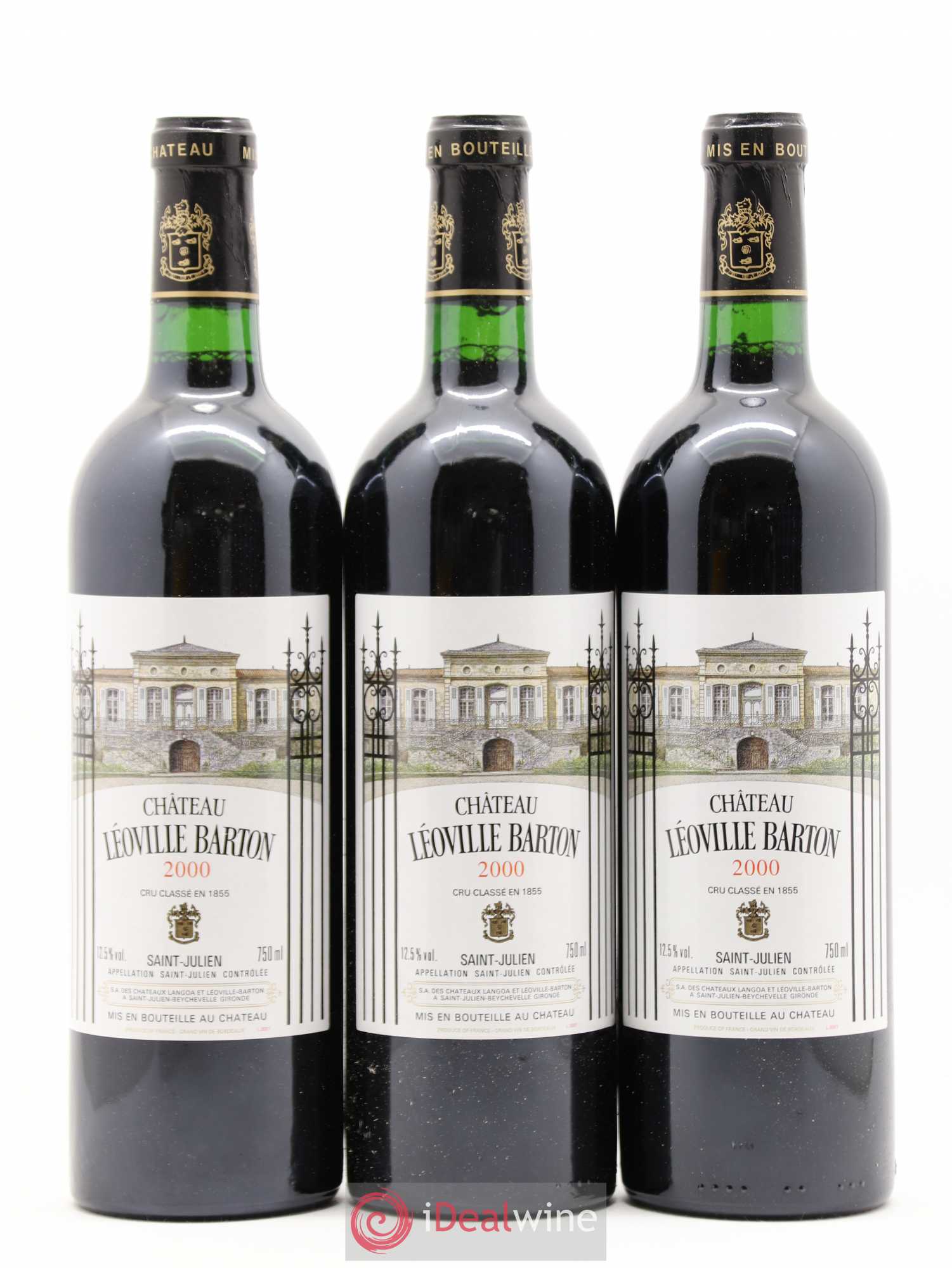 Château Léoville Barton 2ème Grand Cru Classé 2000 - Lot de 12 bouteilles - 3