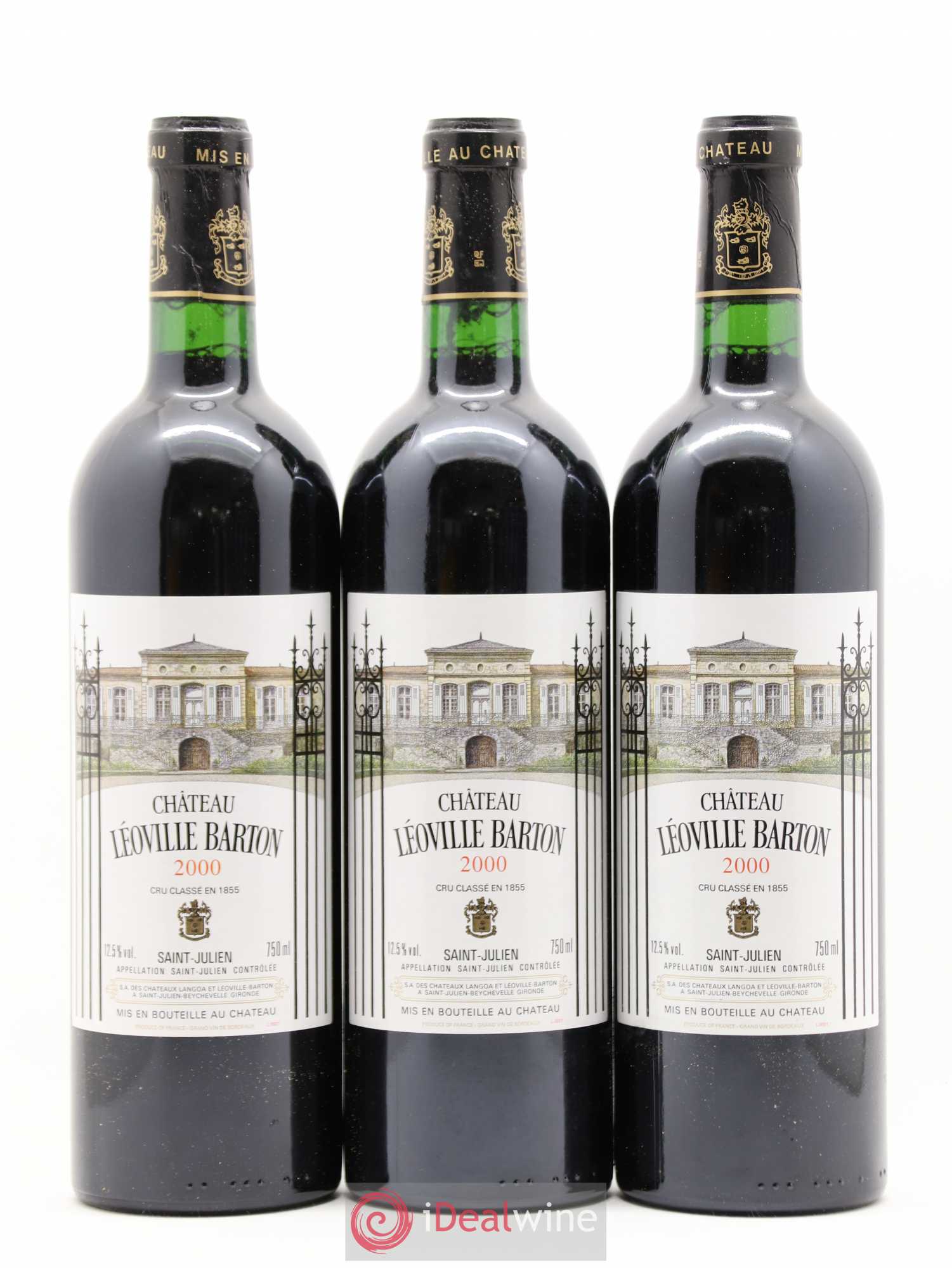 Château Léoville Barton 2ème Grand Cru Classé 2000 - Lot de 12 bouteilles - 4