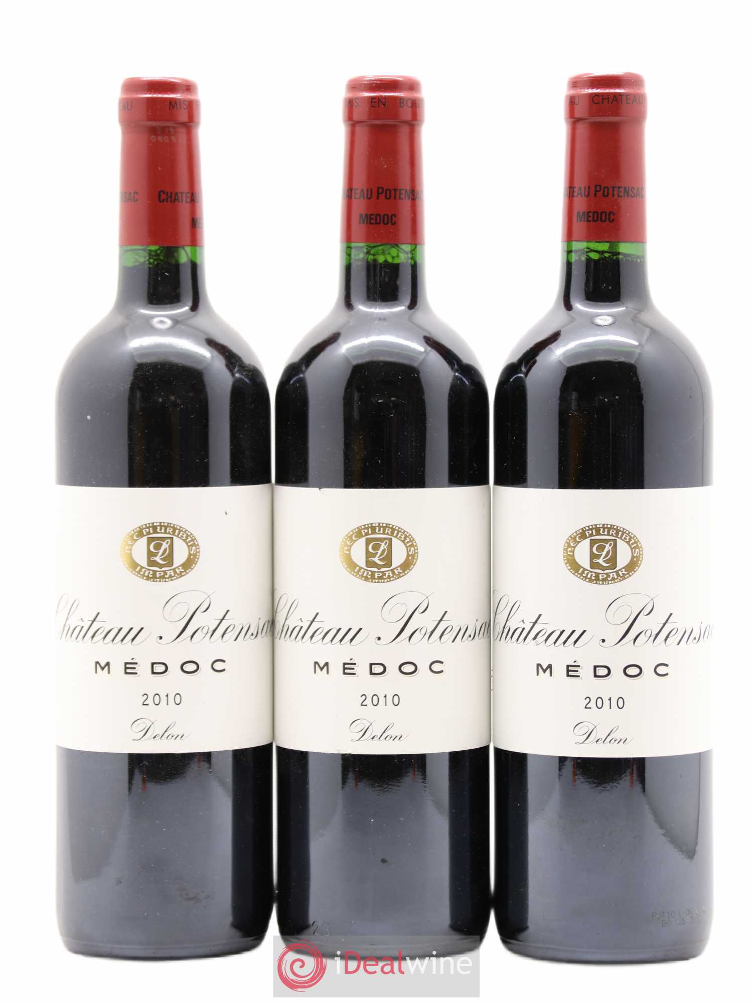 Château Potensac 2010 - Lot de 3 bouteilles - 0