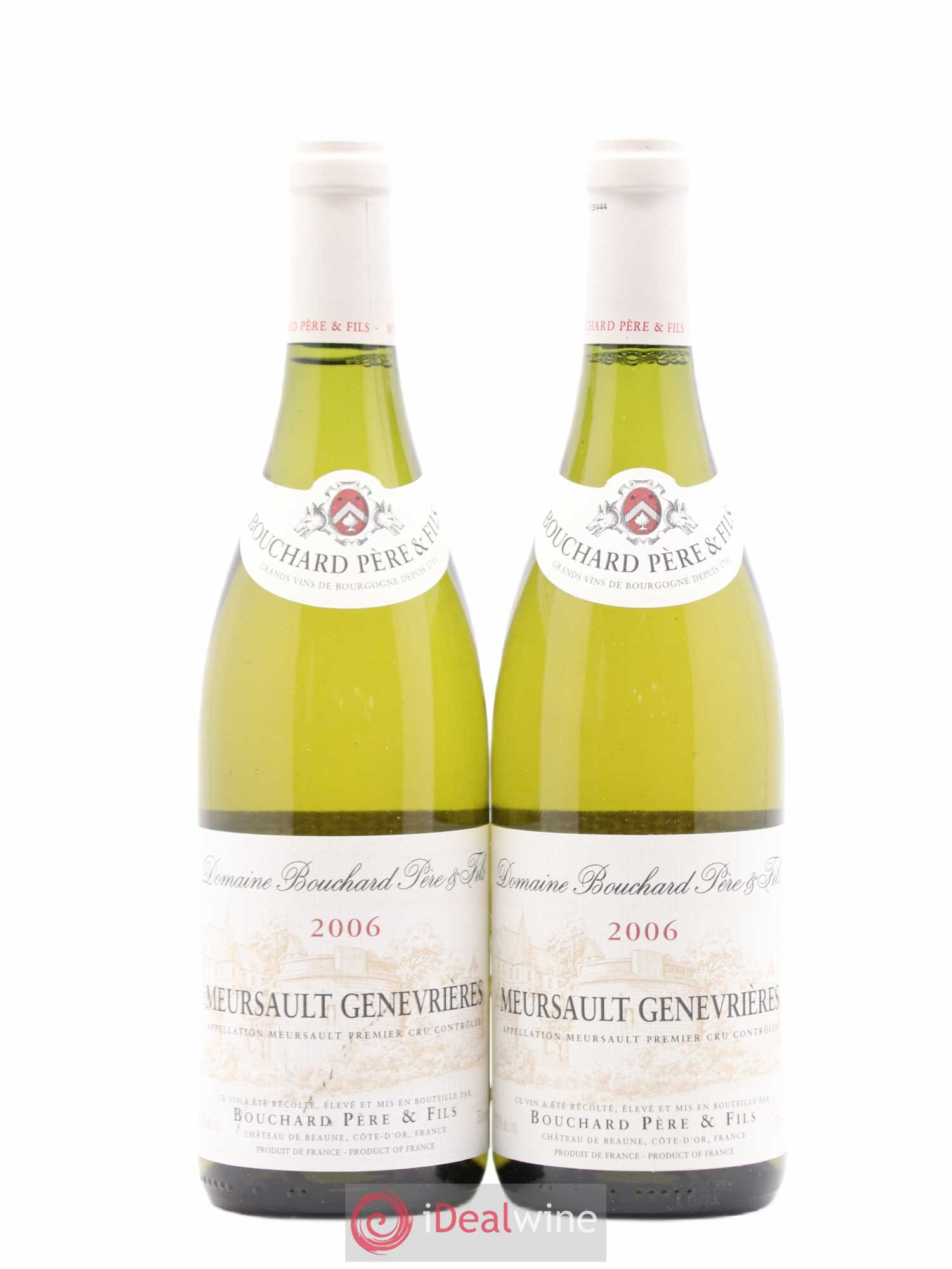 Meursault 1er Cru Genevrières Bouchard Père & Fils 2006 - Lot de 2 bouteilles - 0