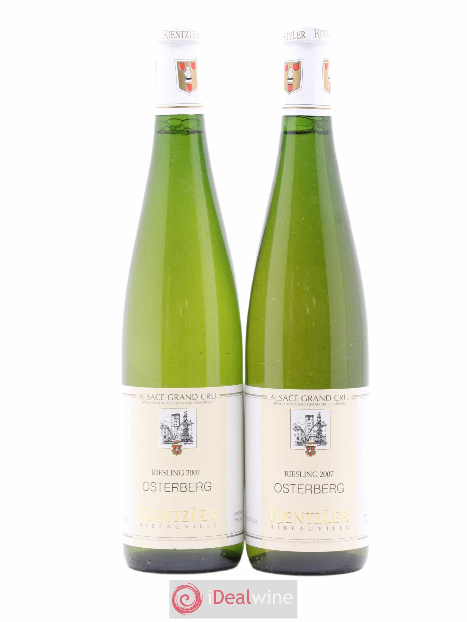 Alsace Riesling Grand Cru Osterberg Kientzler 2007 - Lot de 2 bouteilles - 0