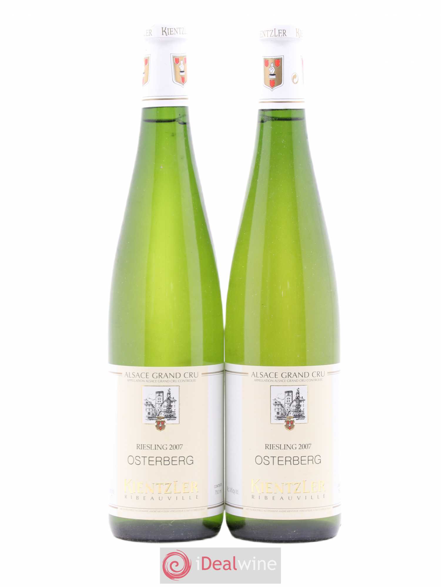 Alsace Riesling Grand Cru Osterberg Kientzler 2007 - Lot de 2 bouteilles - 0