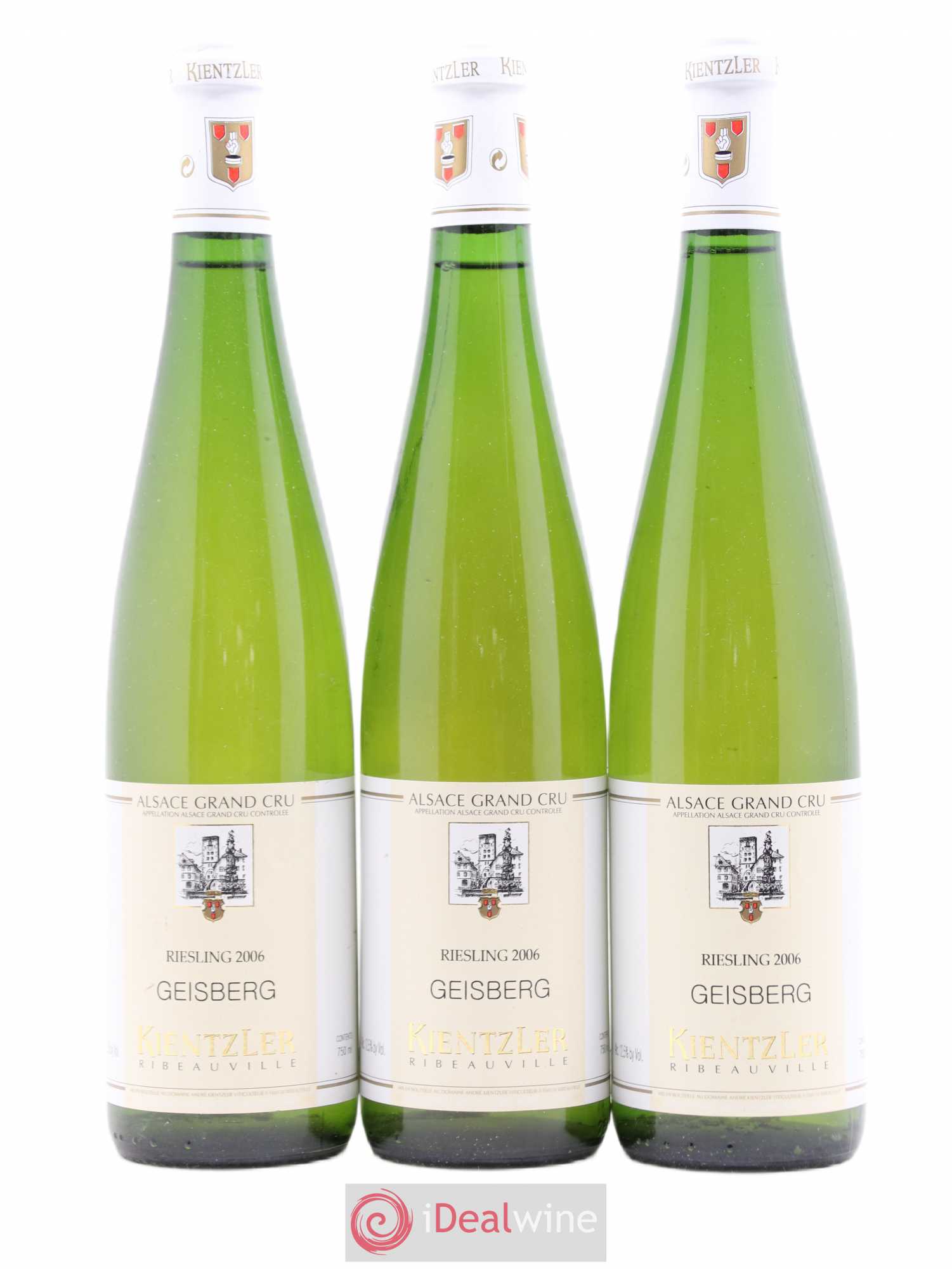 Alsace Riesling Grand Cru Geisberg Kientzler 2006 - Lot de 3 bouteilles - 0