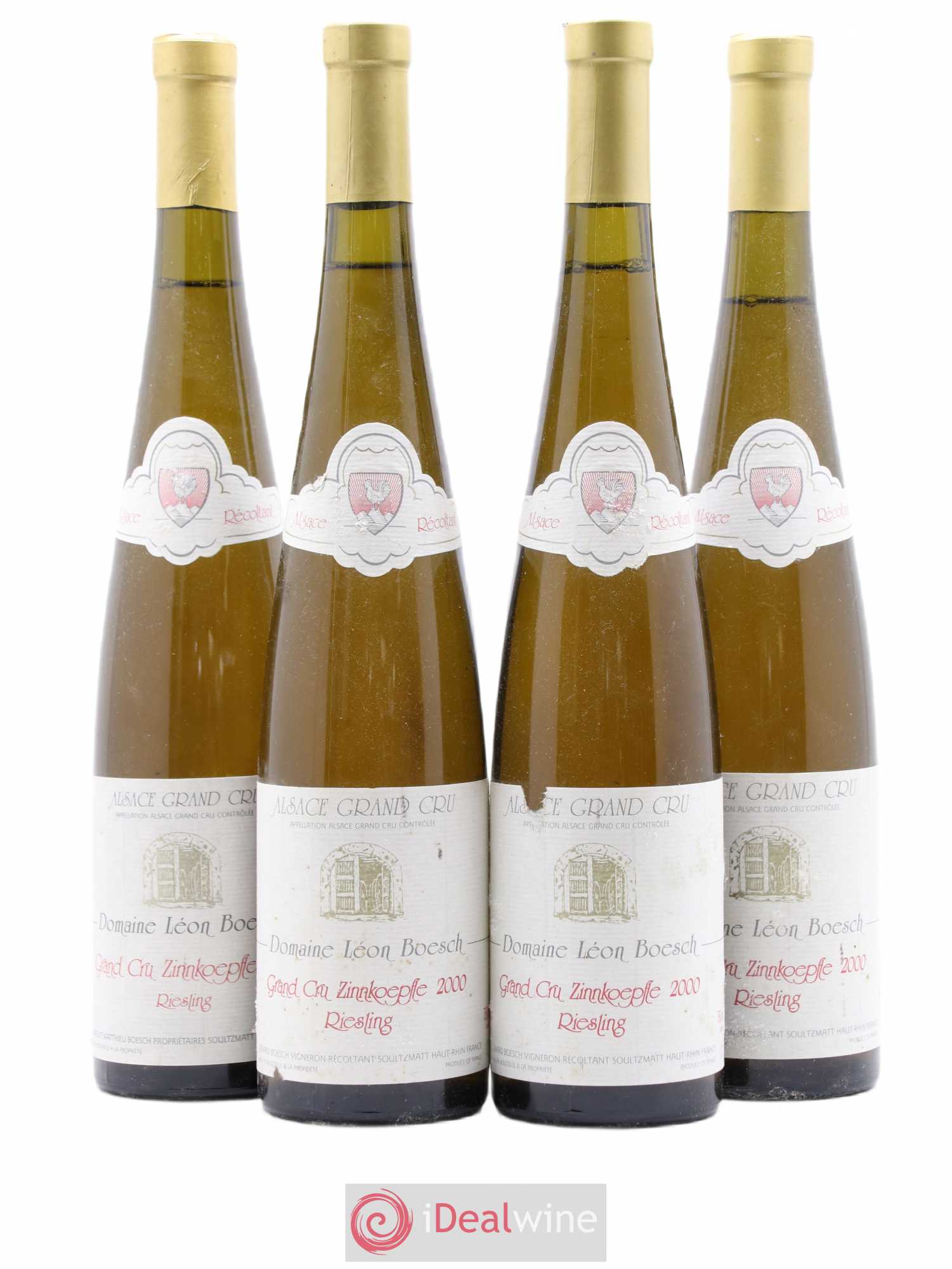 Riesling Grand Cru Zinnkoepflé Léon Boesch 2000 - Posten von 4 Flaschen - 0