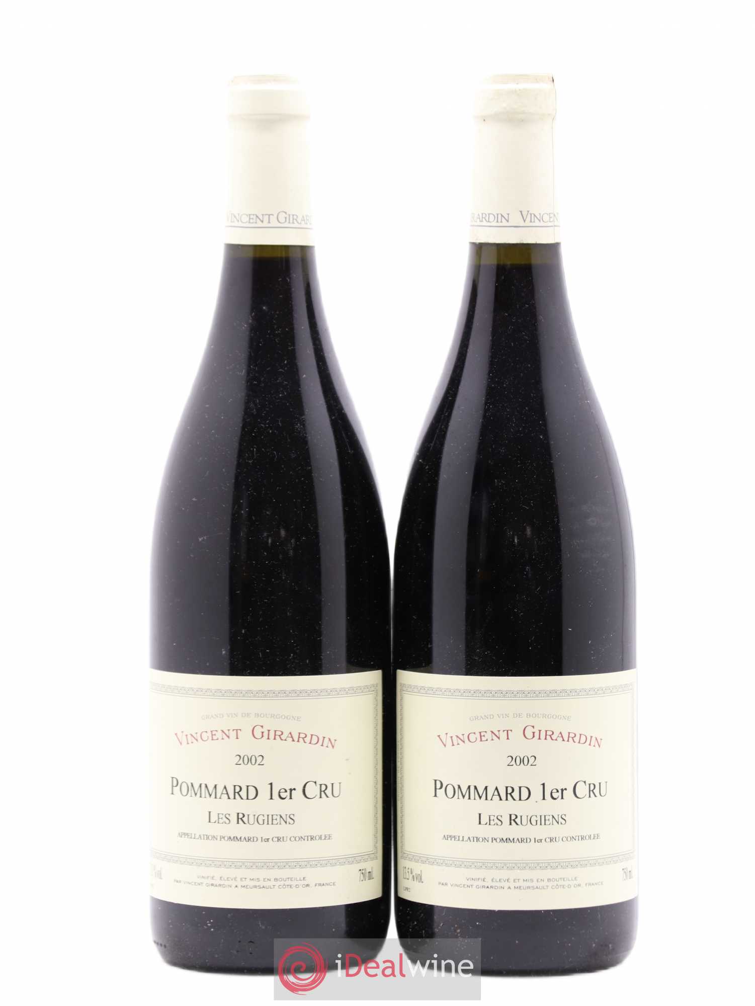 Pommard 1er Cru Les Rugiens Vincent Girardin 2002 - Posten von 2 Flaschen - 0