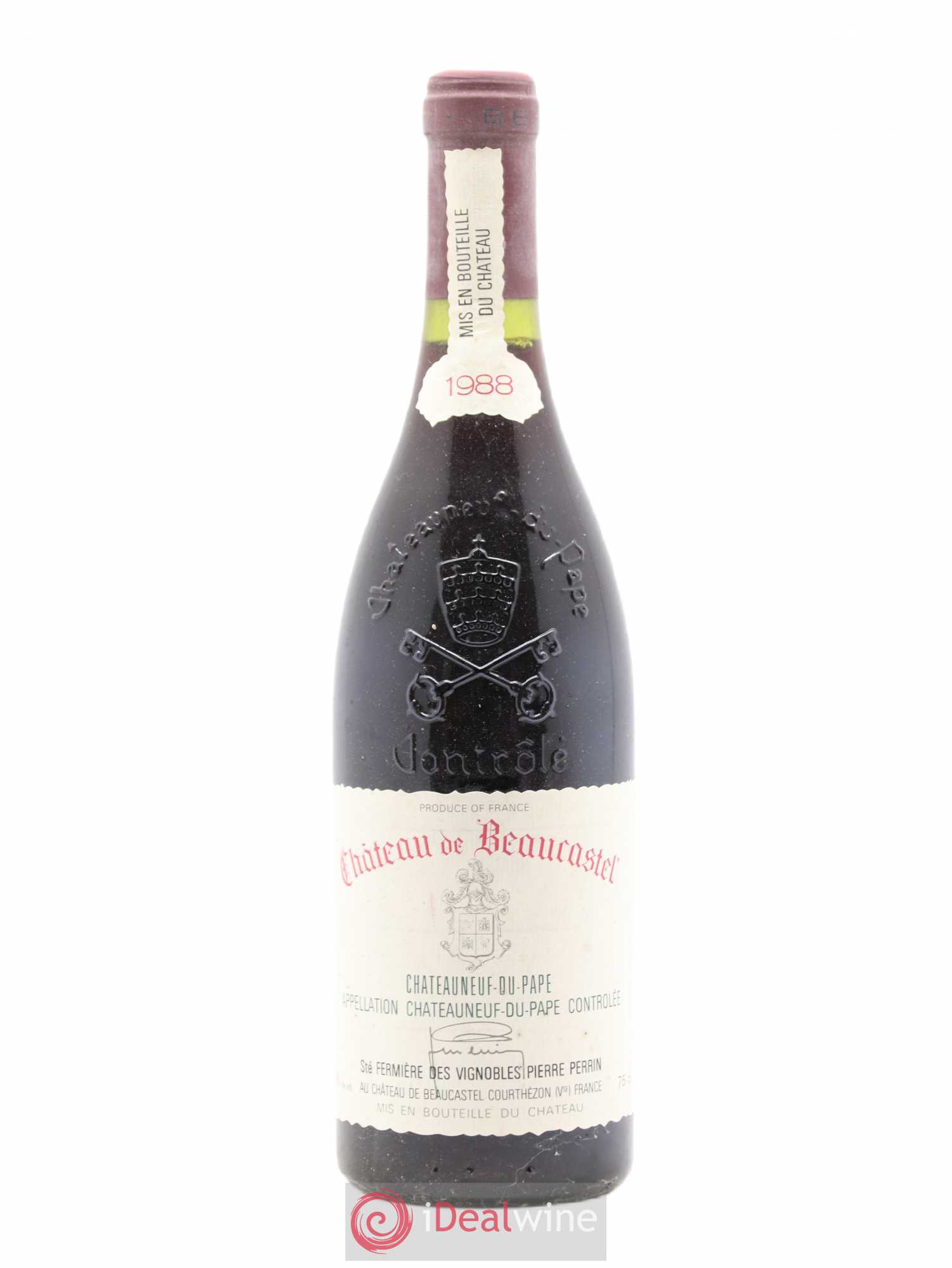 Châteauneuf-du-Pape Château de Beaucastel Famille Perrin 1988 - Lot de 1 bouteille - 0