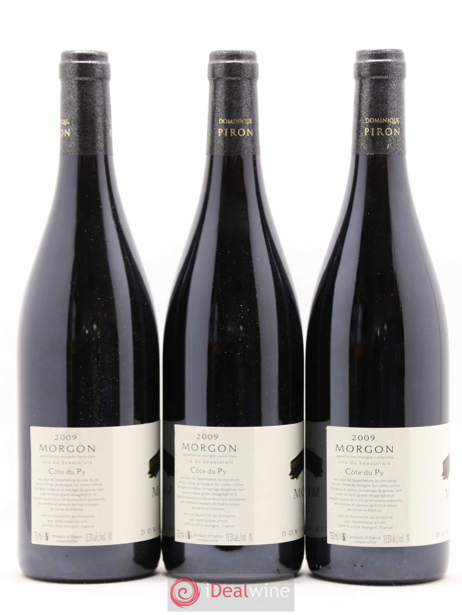 Morgon Côte du Py Dominique Piron (Domaine) 2009 - Lot de 6 bouteilles - 2